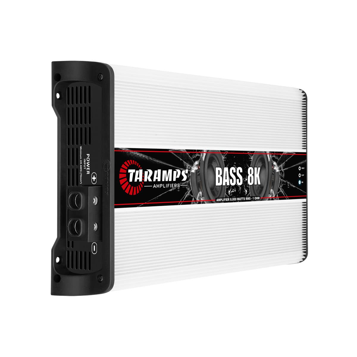 Taramps Bass 8K 1 Ohm Monoblock Amplifier 8000 Watts Rms 1 Channel Powerful Full Range Great For Sub/Bass Rca Input Subsonic Fil