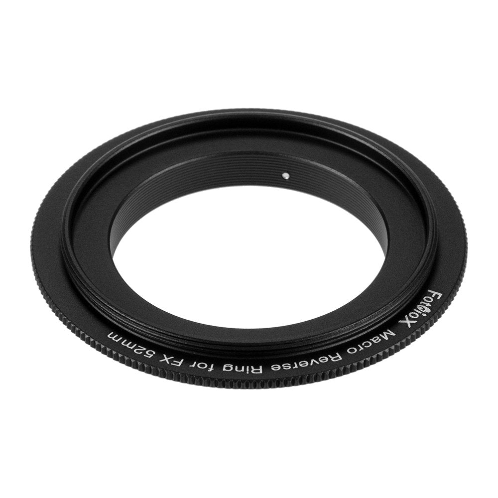 Fotodiox 52mm Filter Thread Macro Reverse Mount Adapter Ring Compatible with Fuji X-Mount Cameras