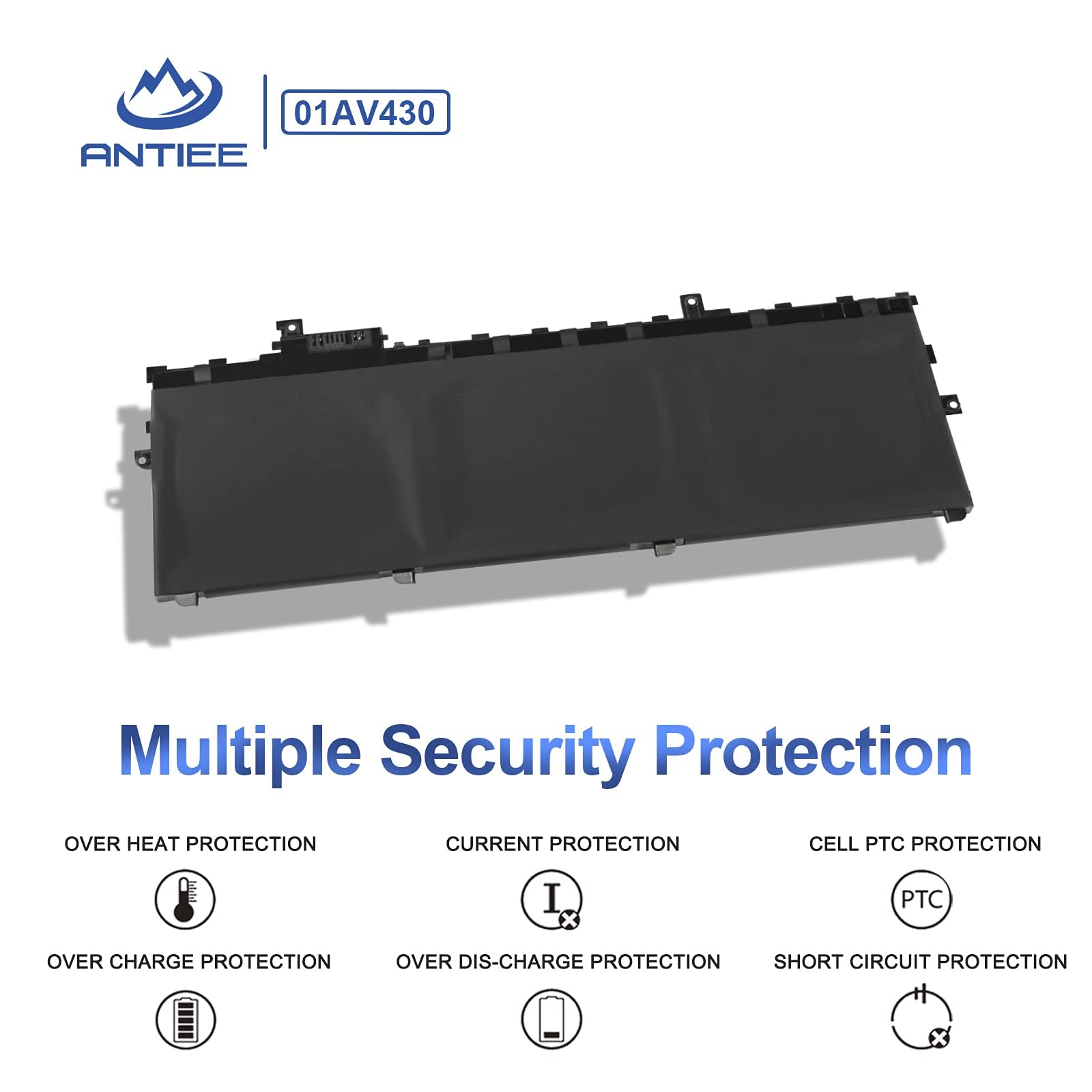 Antiee 01Av430 Sb10K97587 01Av431 Sb10K97588 01Av494 Sb10K97586 01Av429 Sb10K97586 Battery For Lenovo Thinkpad X1 Carbon 5Th Gen