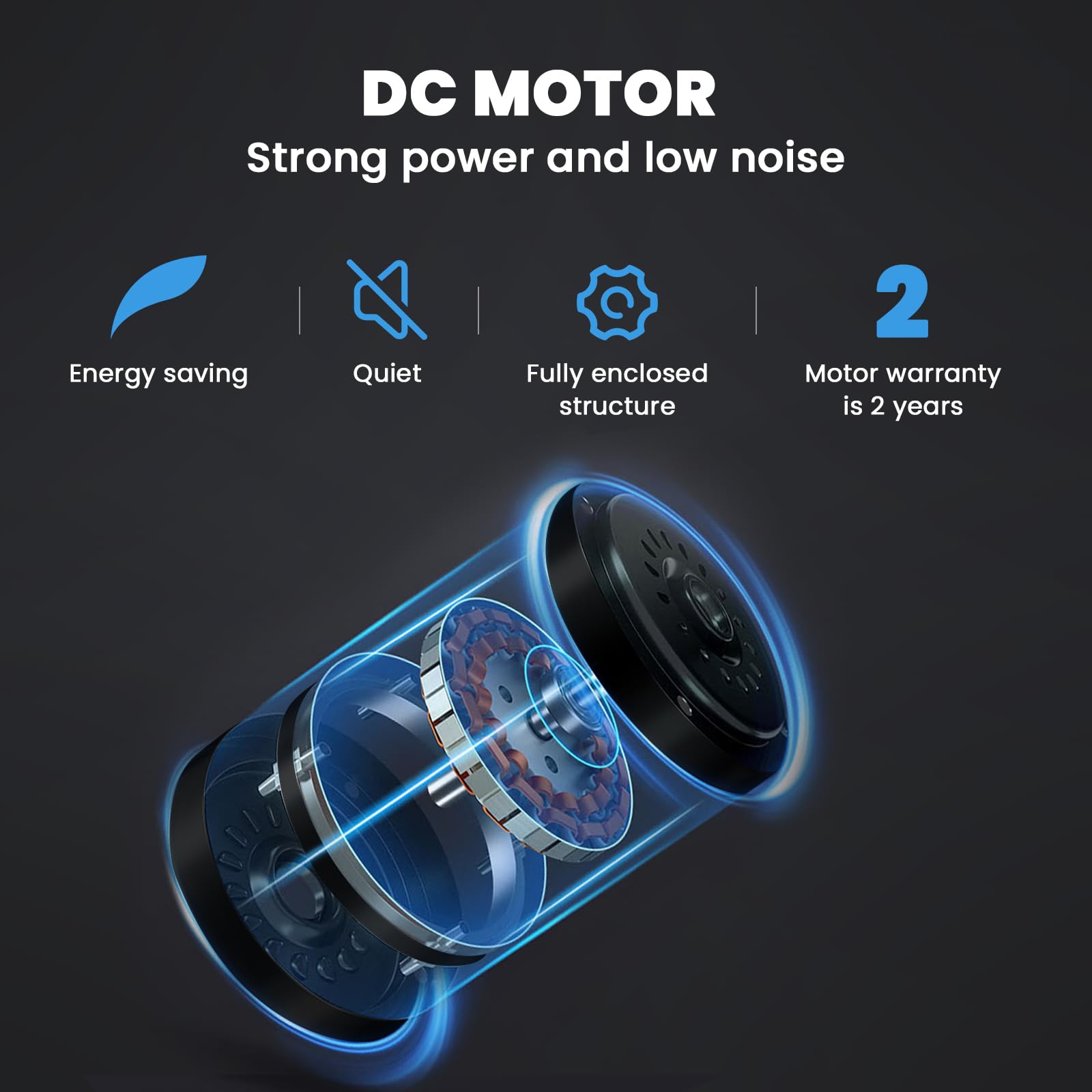 Alescu 60 Inch Outdoor Ceiling Fan No Light   Modern Flush Mount Low Profile Dc Motor Fan With App And Remote Control, 5 Blades