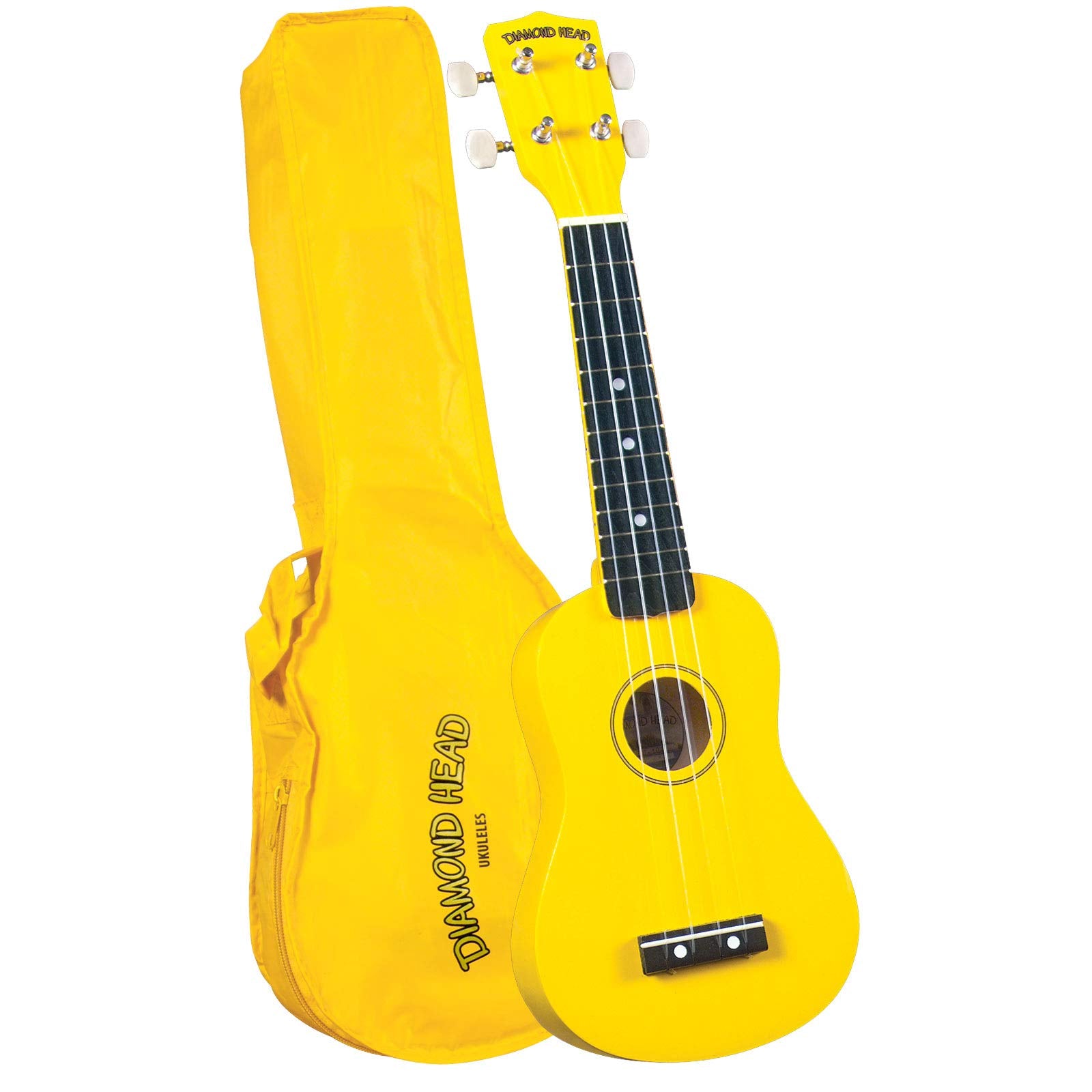 Diamond Head Du 104 Rainbow Soprano Ukulele   Yellow