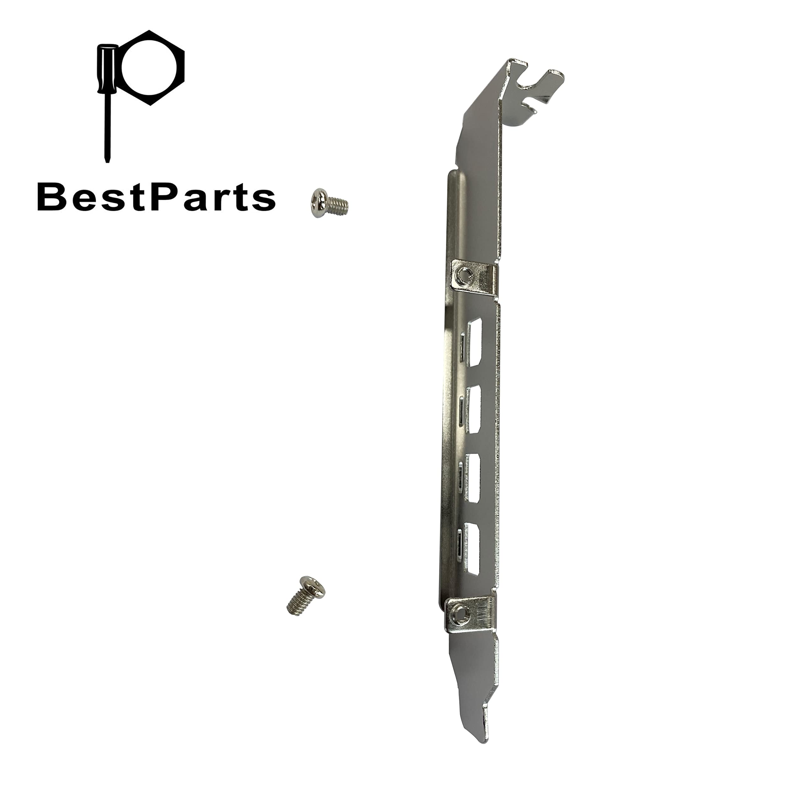 Bestparts New Full Height Long Bracket For Nvidia Quadro K1200 Nvs 510 P400 P600 P620 P1000 K1200 Nvs510 T600 T1000 With 2X Scre