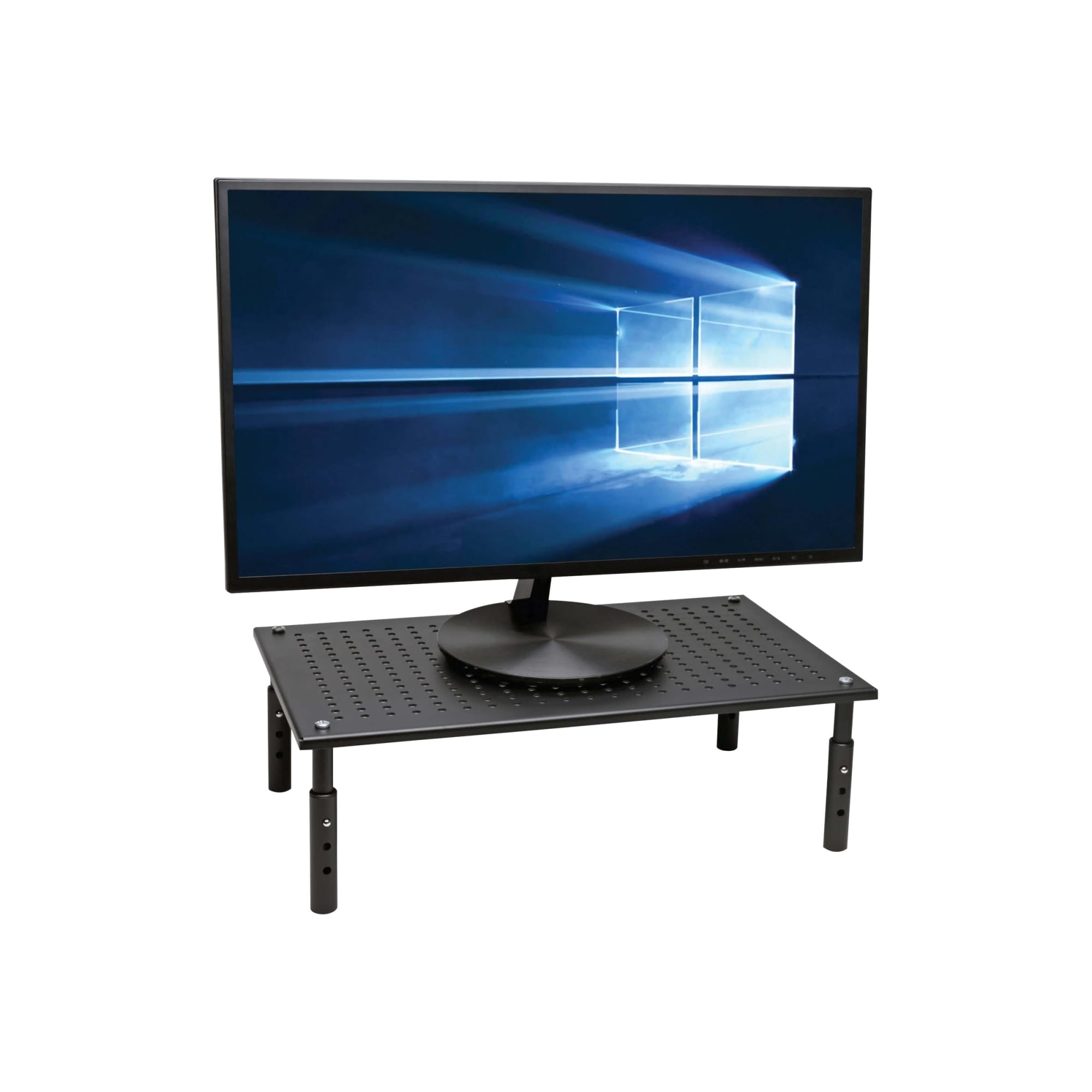 Tripp Lite Computer Monitor Stand Adjustable Height 18 X 11 In Metal Black (Mr1812M)
