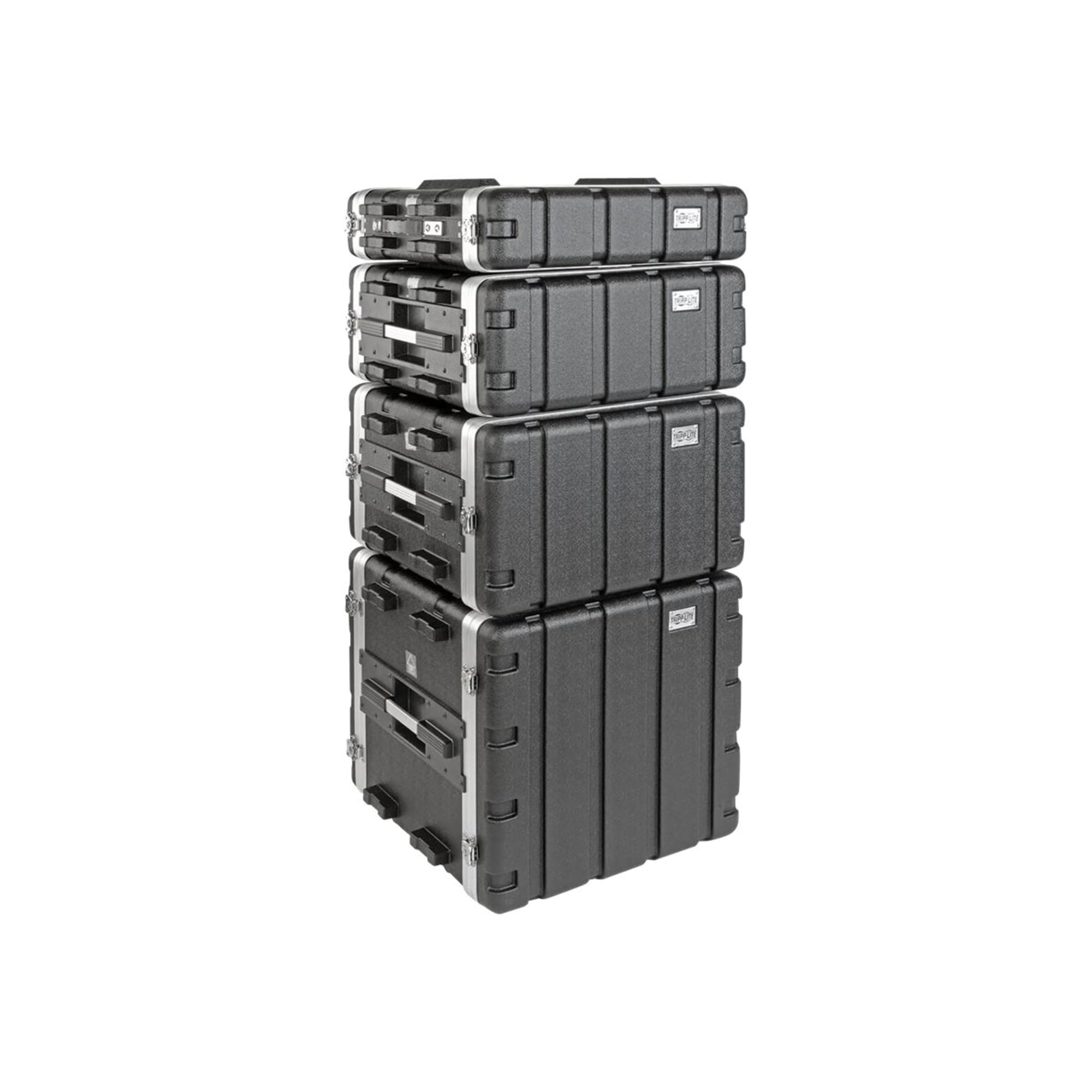 Tripp Lite 2U Abs Server Rack Equipment Case, Flight Case Shipping Transportation, Black (Srcase2U)