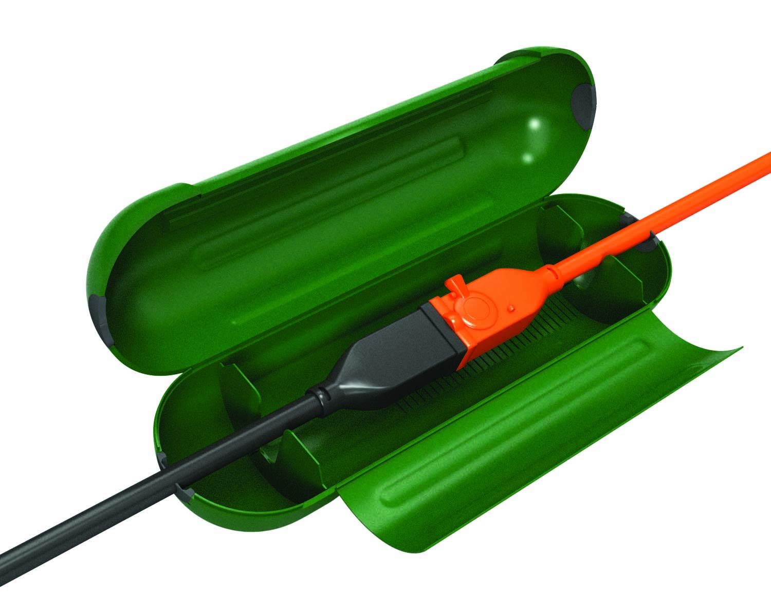 Stanley 39388 Ez Protect Extension Cord Safety Seal Box, Green