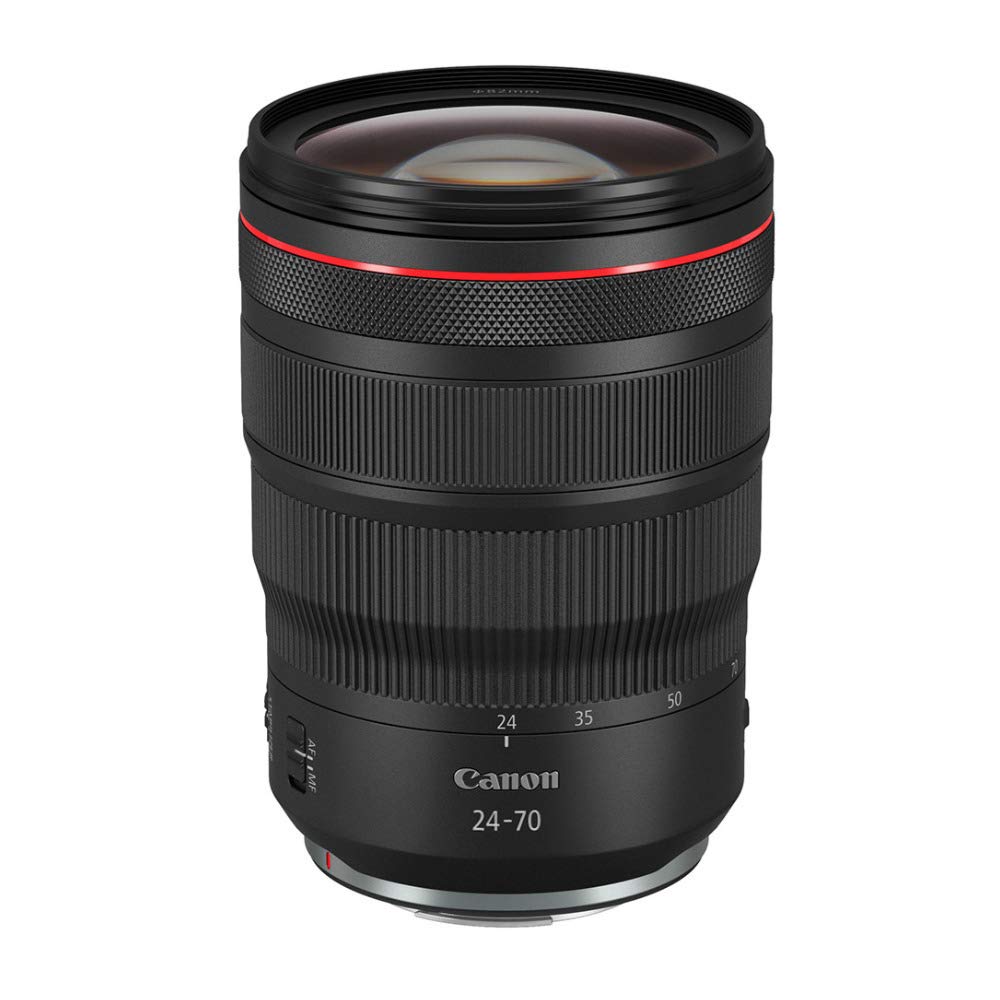 Canon RF24 70mm F2.8 L is USM Lens, Standard Zoom Lens, Compatible with EOS R Series Mirrorless Cameras, Black