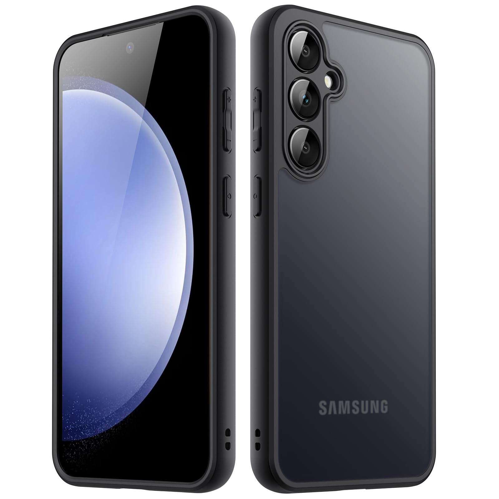 JETech Matte Case for Samsung Galaxy S23 FE 6.4-Inch with Upgraded Camera Protection, Translucent Frosted Matte Back Shockproof 