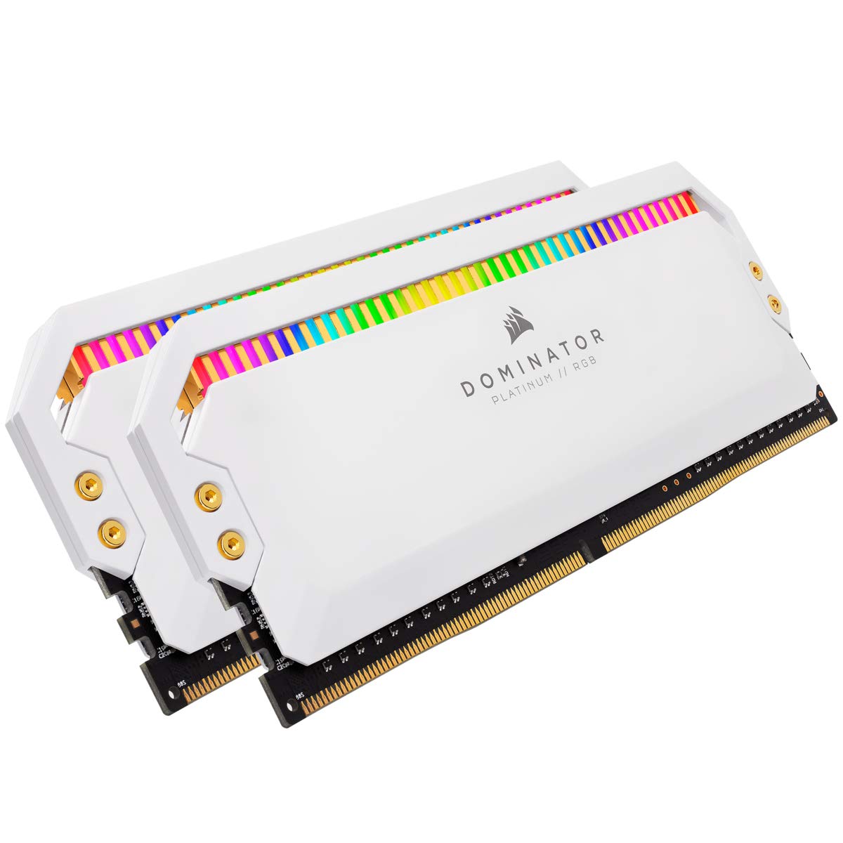 Corsair Dominator Platinum Rgb 16Gb (2X8Gb) Ddr4 3600 (Pc4-28800) C18 135V Desktop Memory - White