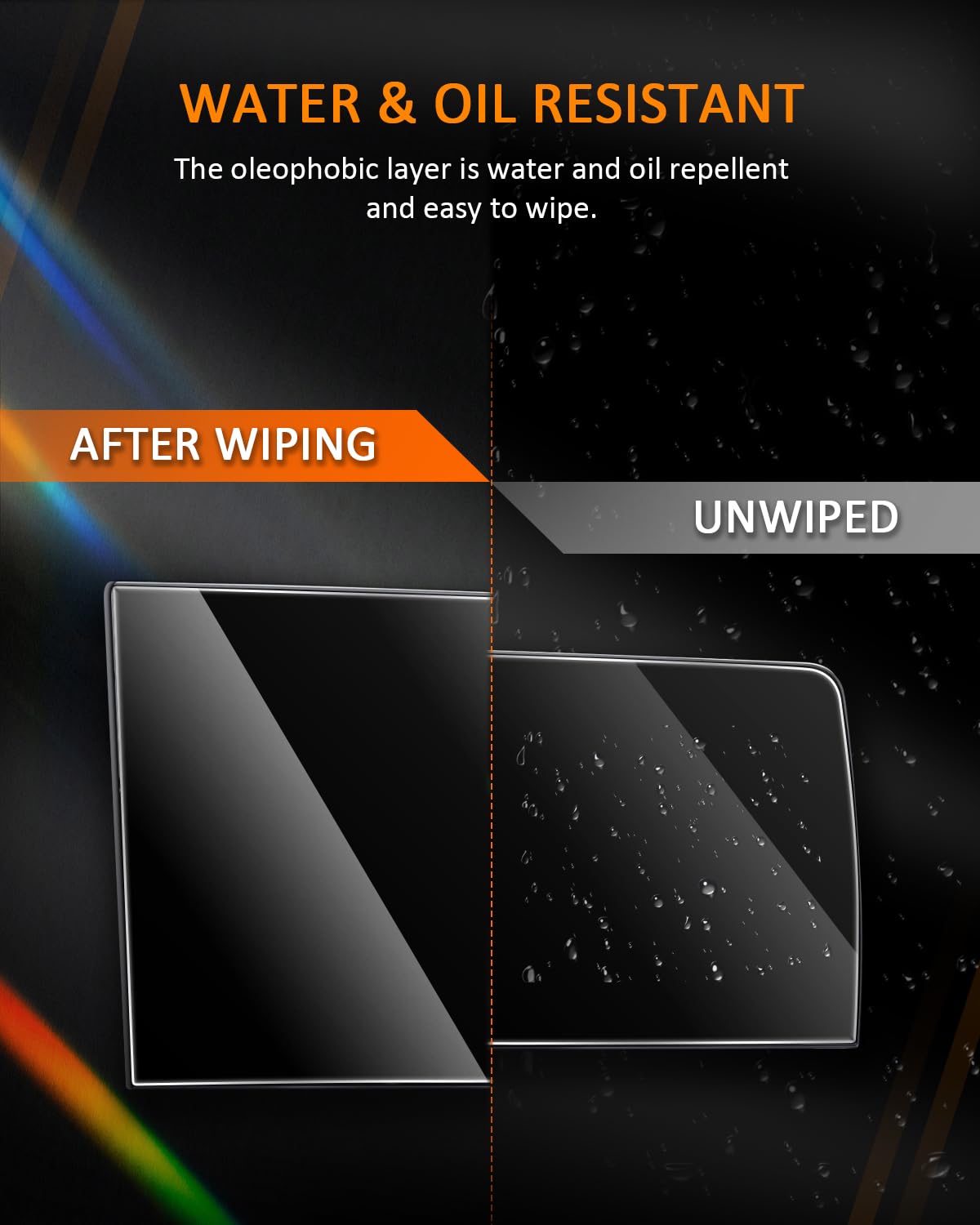 Cdefg 2Pcs For Chevrolet Corvette C8 Zr1 2022 2025 Screen Protector Touchscreen Cover For Chevy Corvette 2022 2023 2024 2025 Accessories Nano Foils (2Pcs)