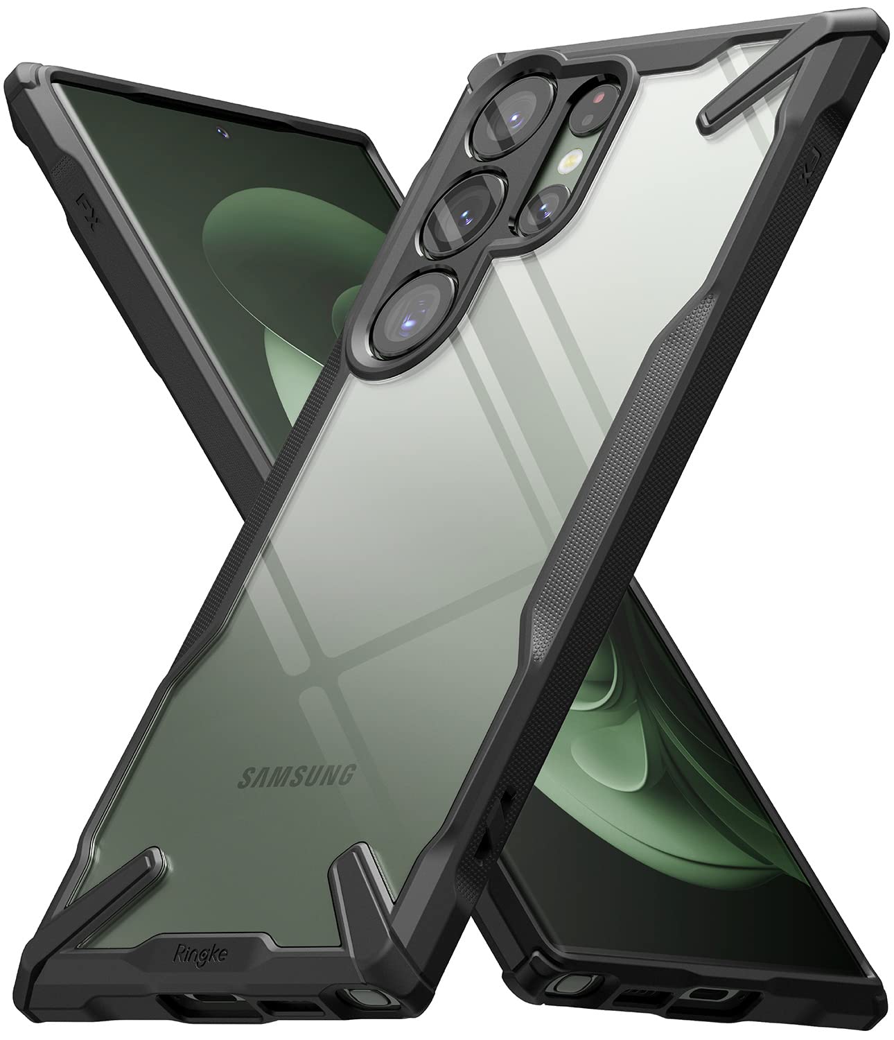 Ringke Fusion-X for Samsung Galaxy S23 Ultra Case [Precise Cutouts for Camera Lenses] Enhanced Bumper Heavy Duty Shockproof Prot