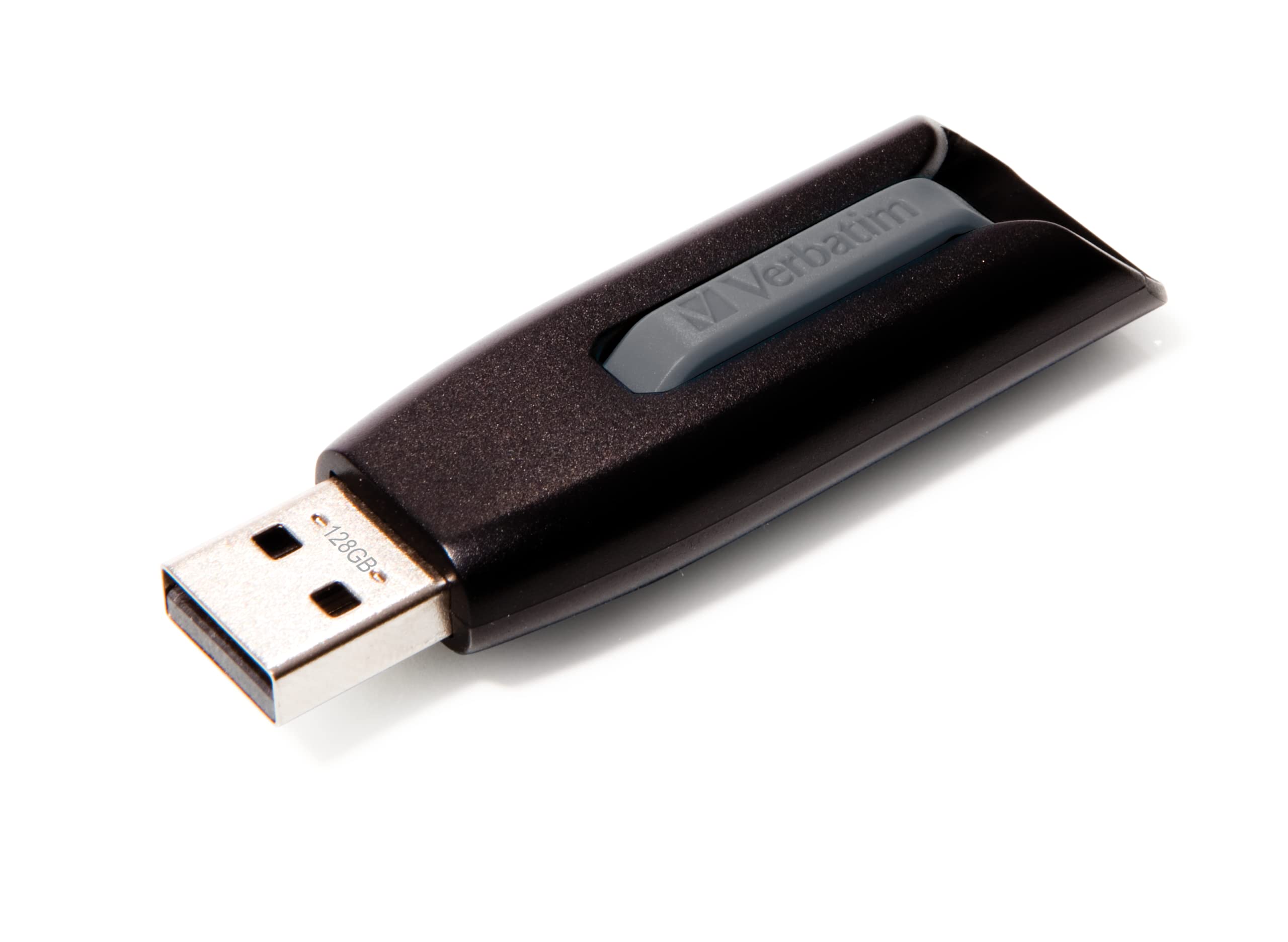 Verbatim 128GB USB 3.0 Store n Go V3 Flash Drive  CapLess & PC / Mac Compatible  Gray