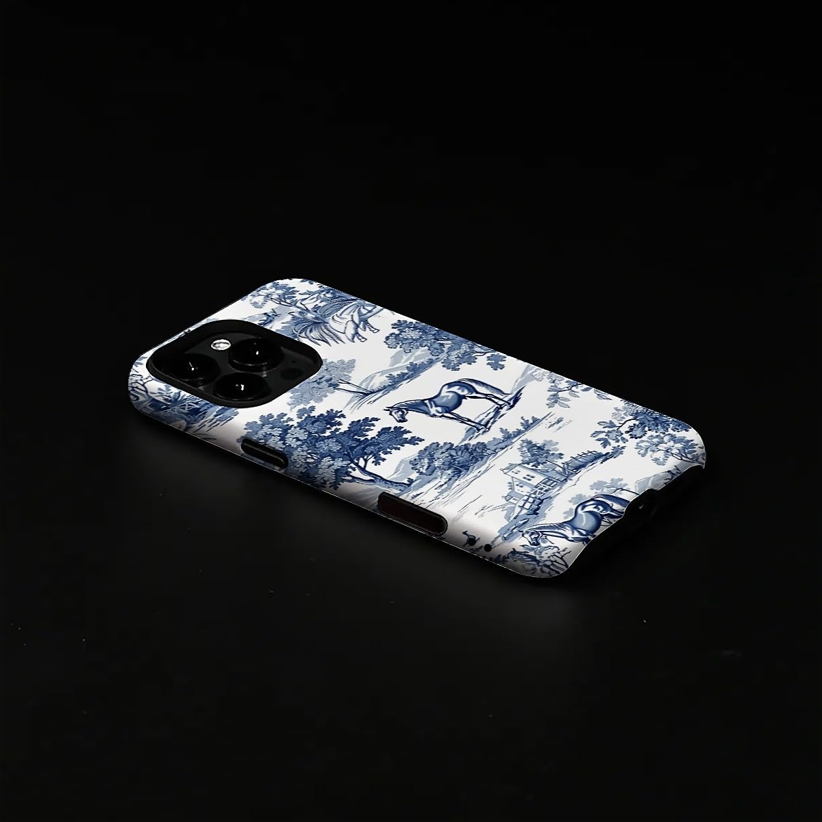 Ilikediy For Iphone 16 Pro Max Case,Hh2 Wild Desert Horse Manor Hybrid 2 Layer Hard Shell Silicone Protective Pattern Design Cas