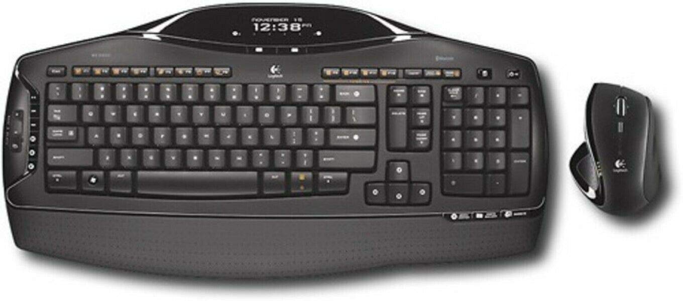 Logitech Cordless Desktop Mx 5500 Revolution Bluetooth Mouse And Keyboard