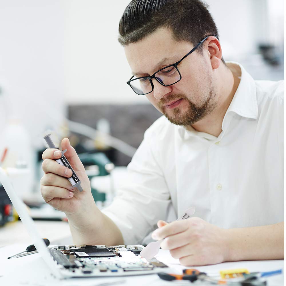 Arctic Silver 5 Thermal Cooling Compound Paste 3.5G High Density Polysynthetic Silver (Arctic Clean + Arctic Silver Bundle)