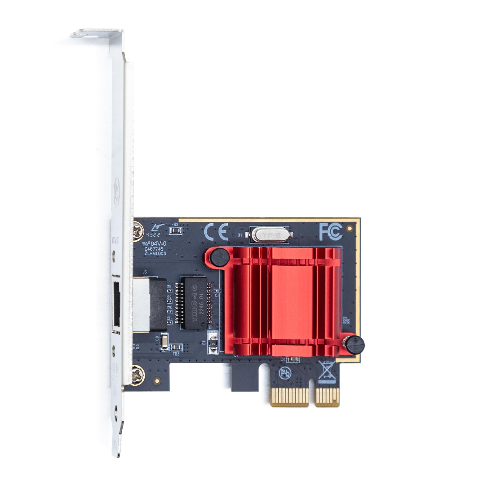 H!Fiber Gigabit Pcie Nic With Intel I210 Chip, 1Gb Network Card Compare To Intel I210 T1 Nic, Single Rj45 Port, Pci Express 2.1 X1, Ethernet Card With Low Profile For Windows/Windows Server/Linux