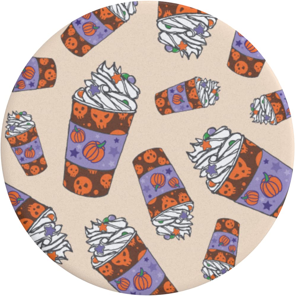 PopSockets Phone Grip with Expanding Kickstand, Halloween PopGrip   Pumpkin Spice