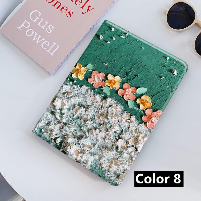 Kaitesi Floral Case Compatible With Ipad Air 11 Inch M2 Ipad Air 5Th 4Th Generation 10.9 Inch Case Flower Pattern Cute Slim Leat