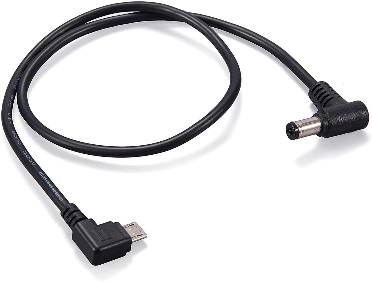 Eonvic Micro Usb To Right Angle 2.5Mm Dc Power Cable For Tilta Nucleus Nano Motor