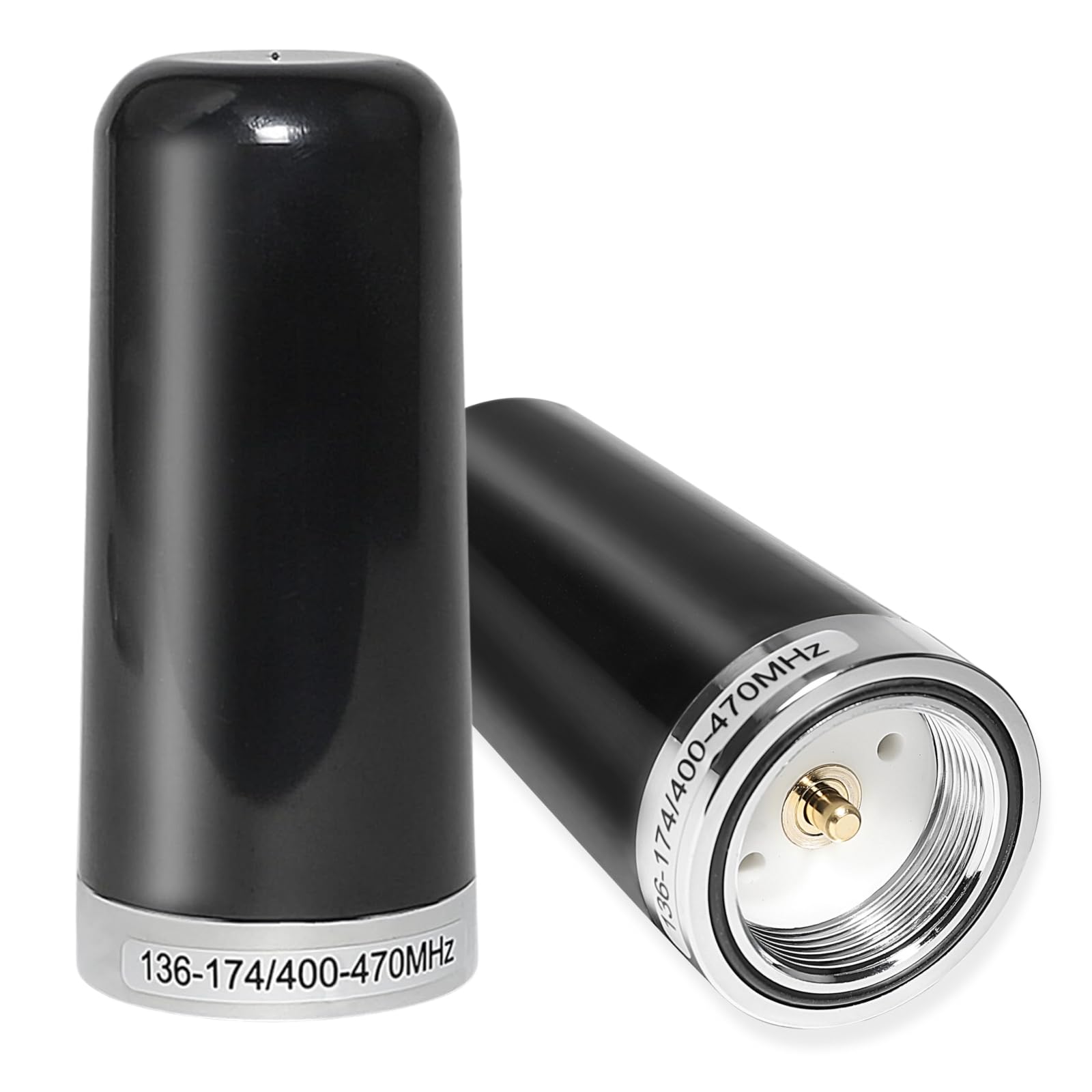 Anina (2 Pack) 3Db Gain Gmrs Antenna Nmo Mount, Dual Band Uhf Vhf 136 174Mhz 400 470Mhz, 3.5    Antenna Nmo Connection For Midla