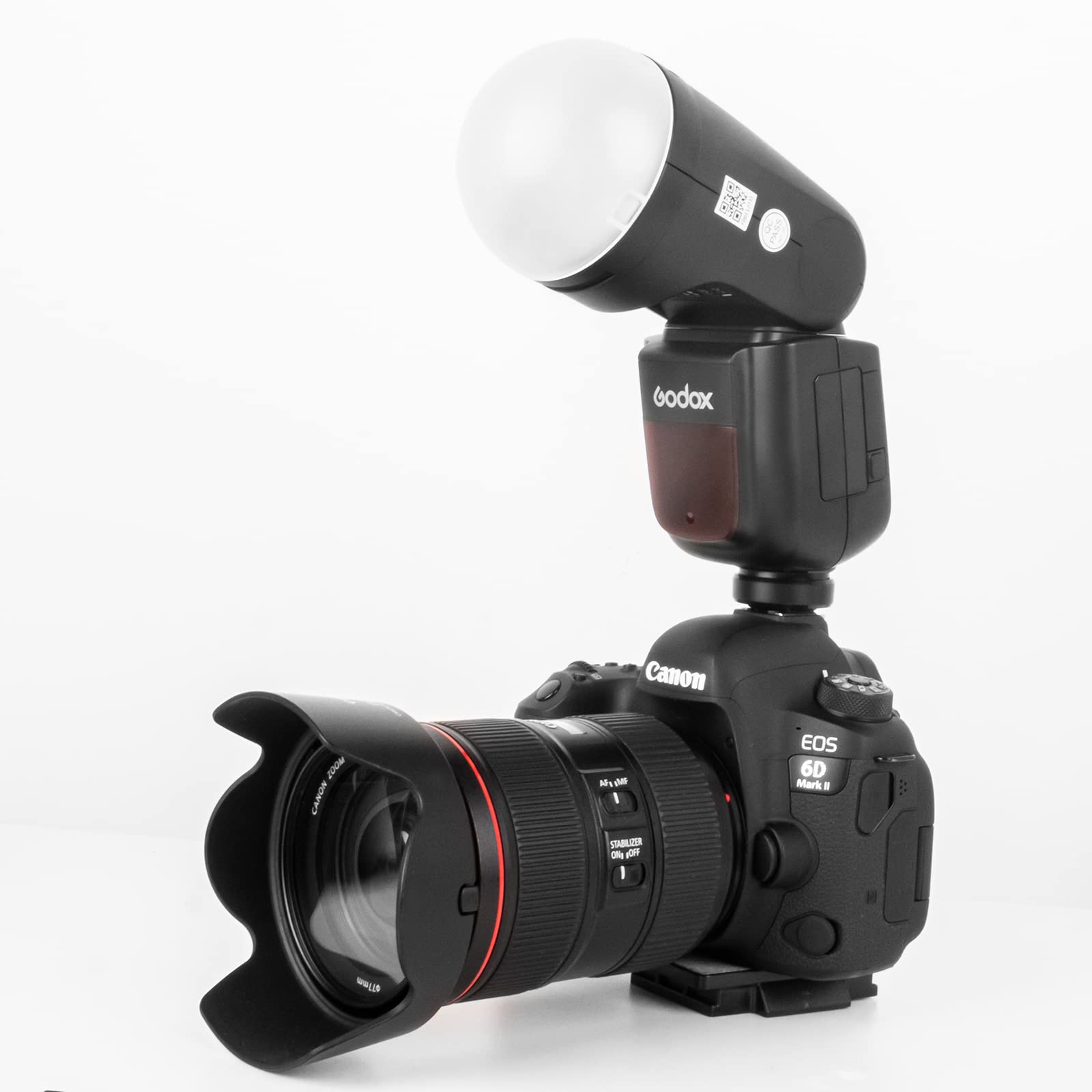 Godox Ak R11 Dome Diffuser Compatible With Godox H200R Round Flash Head, Godox V1 Flash Series, V1 S, V1 N, V1 C, Ad200 Pro, Ad2