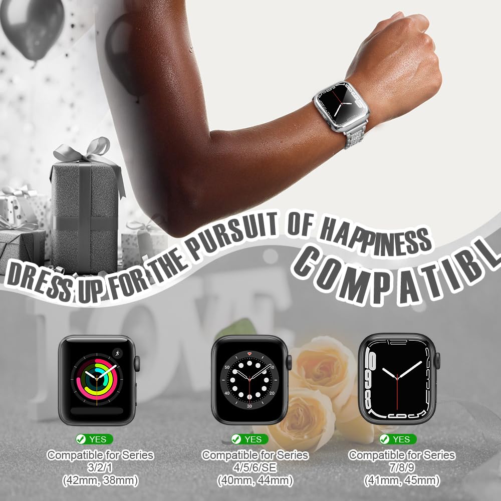 Top4Cus 41Mm Cover Soft Tpu Anti Scratch Lightweight 41Mm Iwatch Case All Around Screen Protector, Optional Cases Compatible Wit