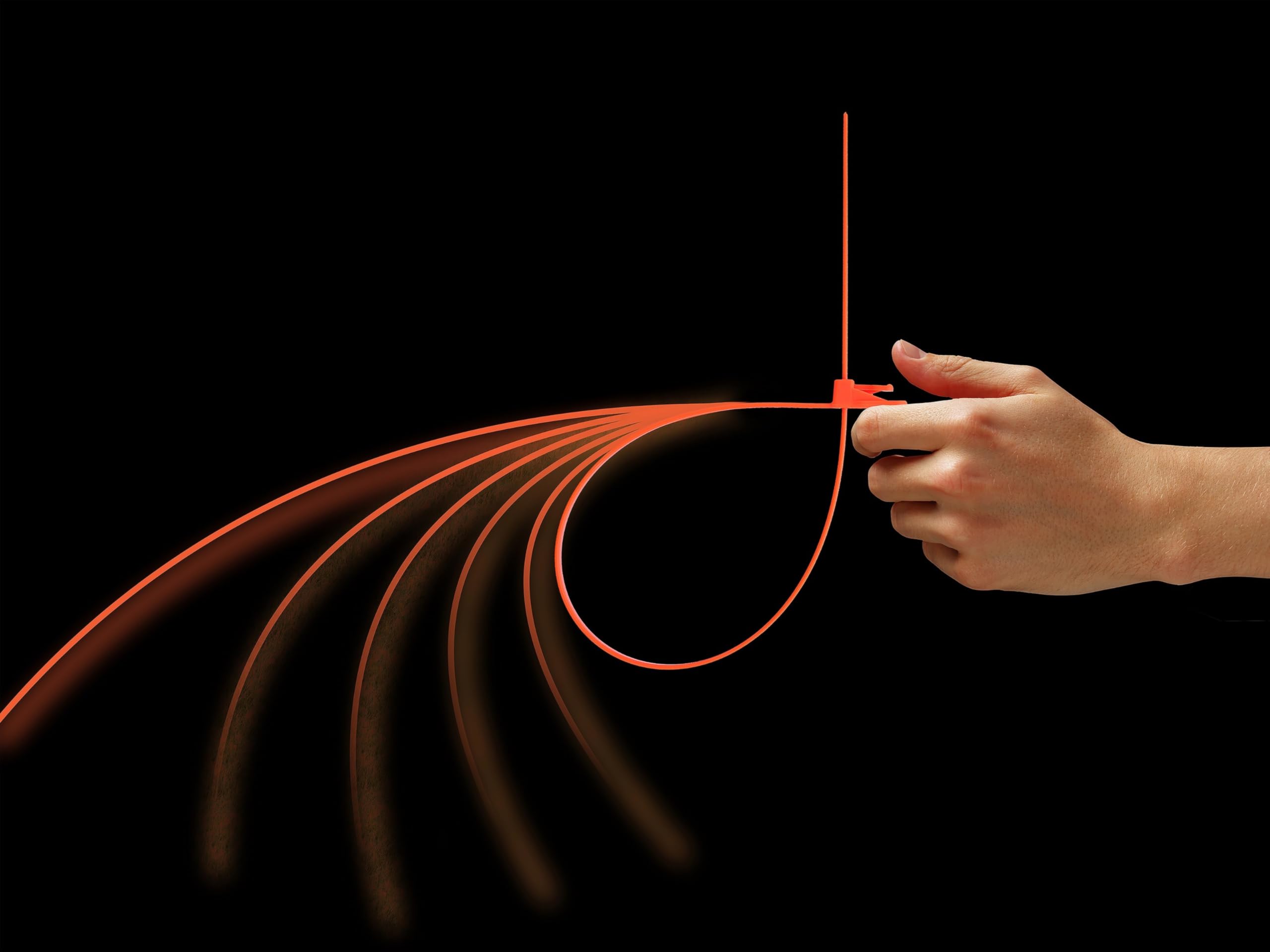 Retyz 12 Inch Fluorescent Pink Reusable Releasable Cable Ties   20 Pack, 50 Lb Strength, Patented Quick Release, Tool Free Desig