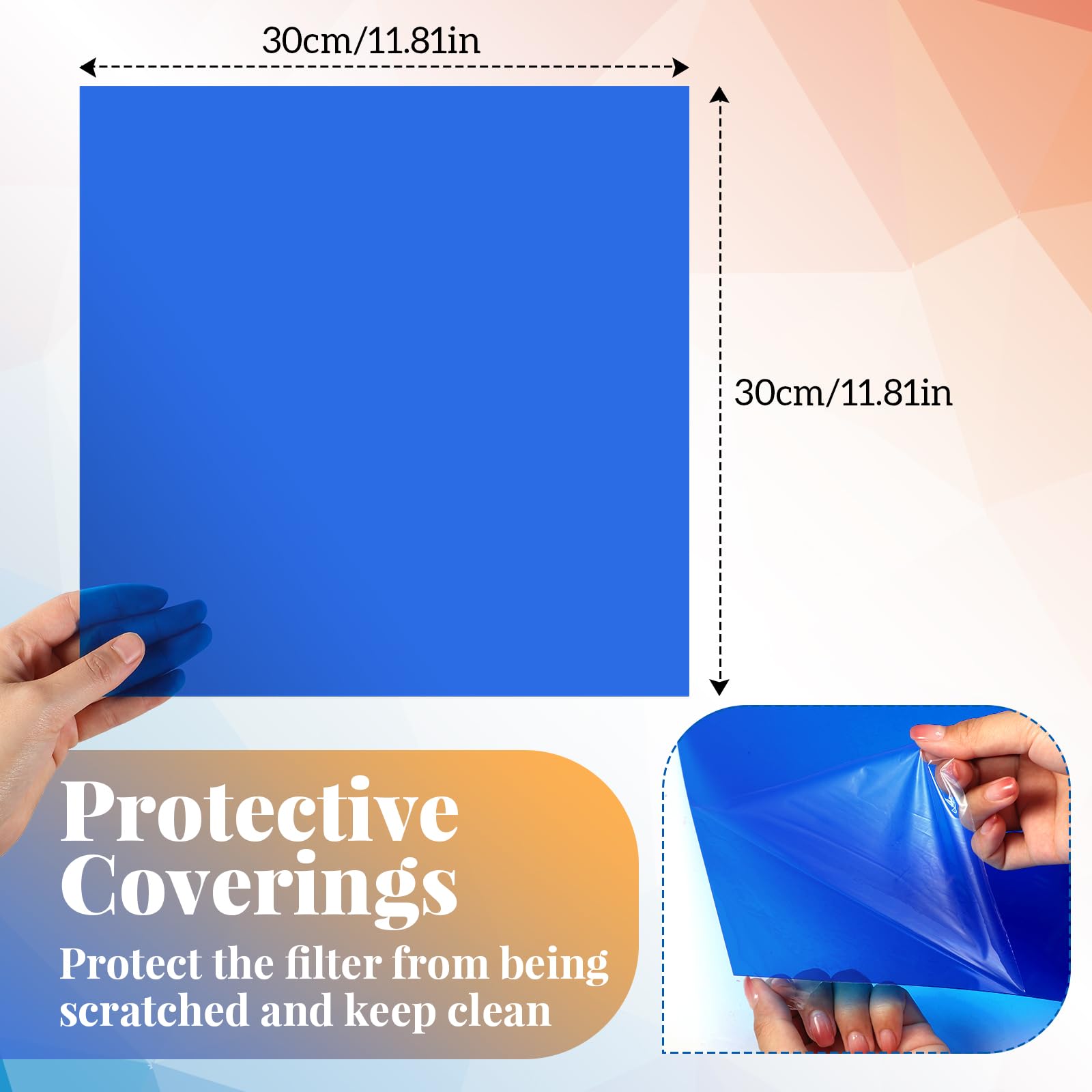 Barydat 12 Pcs Colored Gel Light Filter Transparent Color Film Overlays Correction Lighting Filters For Christmas Landscape Led