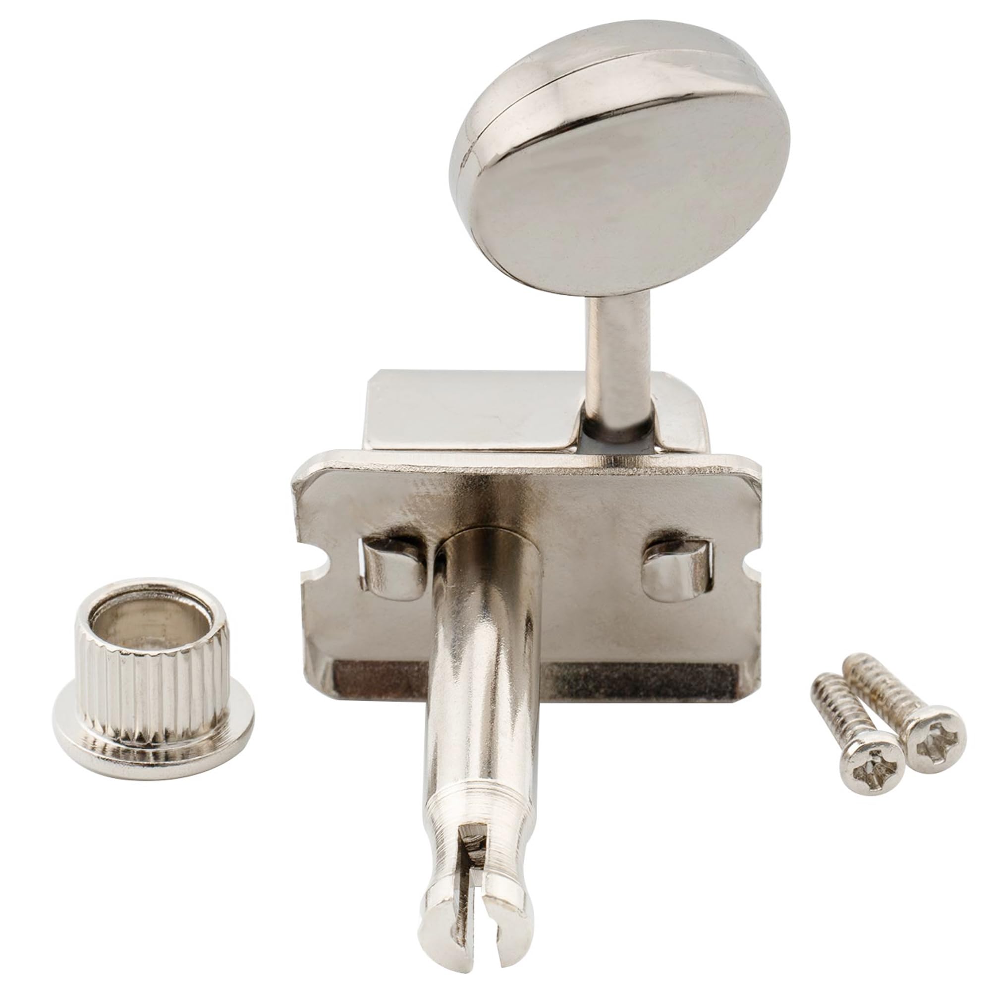Musiclily 6 In Line Vintage Guitar Tuners Split Shaft Machine Head Tuning Keys Pegs For Fender Stratocaster Strat Telecaster, Ni