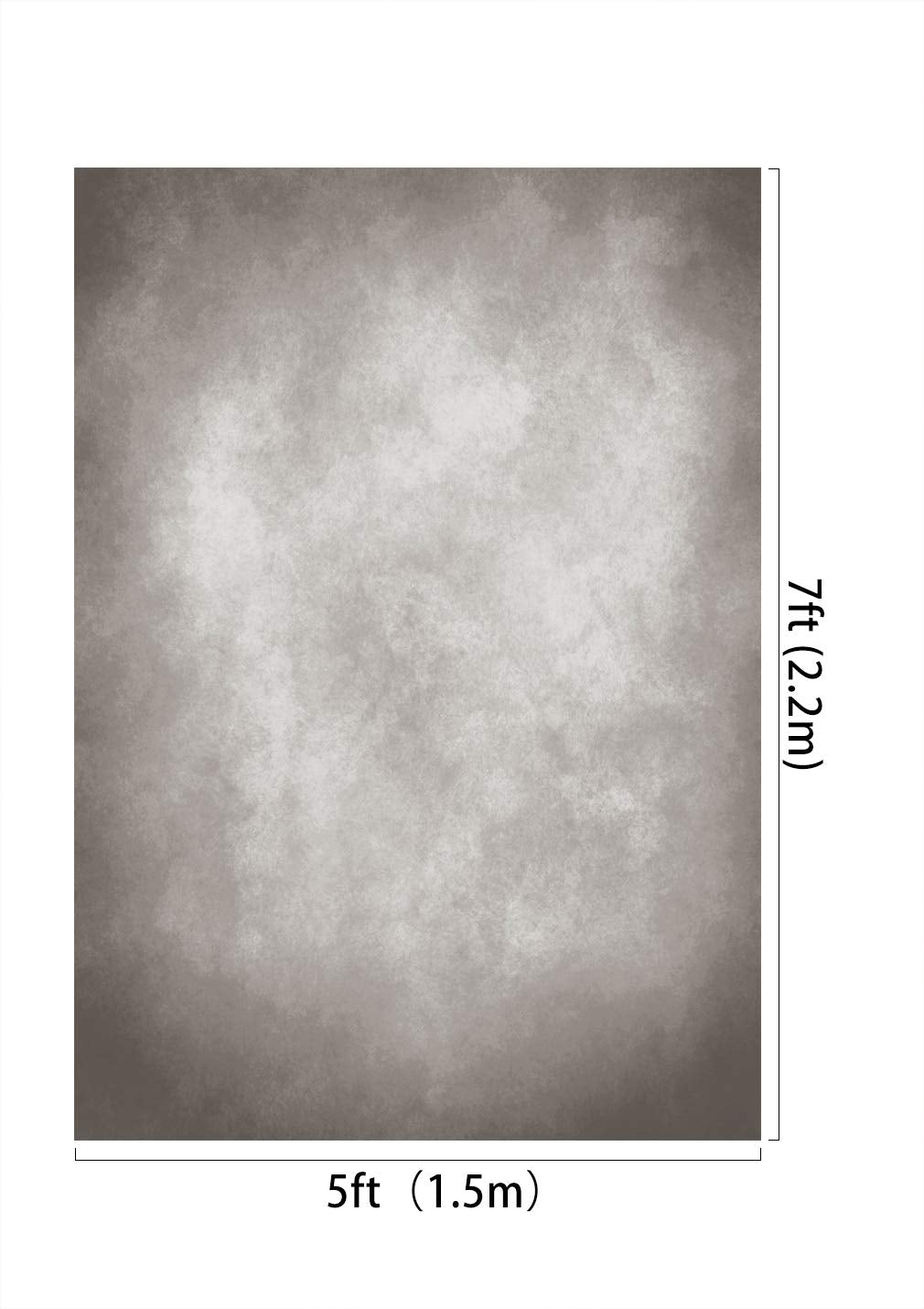 Kate 5X7Ft Vintage Backdrops Abstract Grey Portrait Photo Backdrop For Photography Studio
