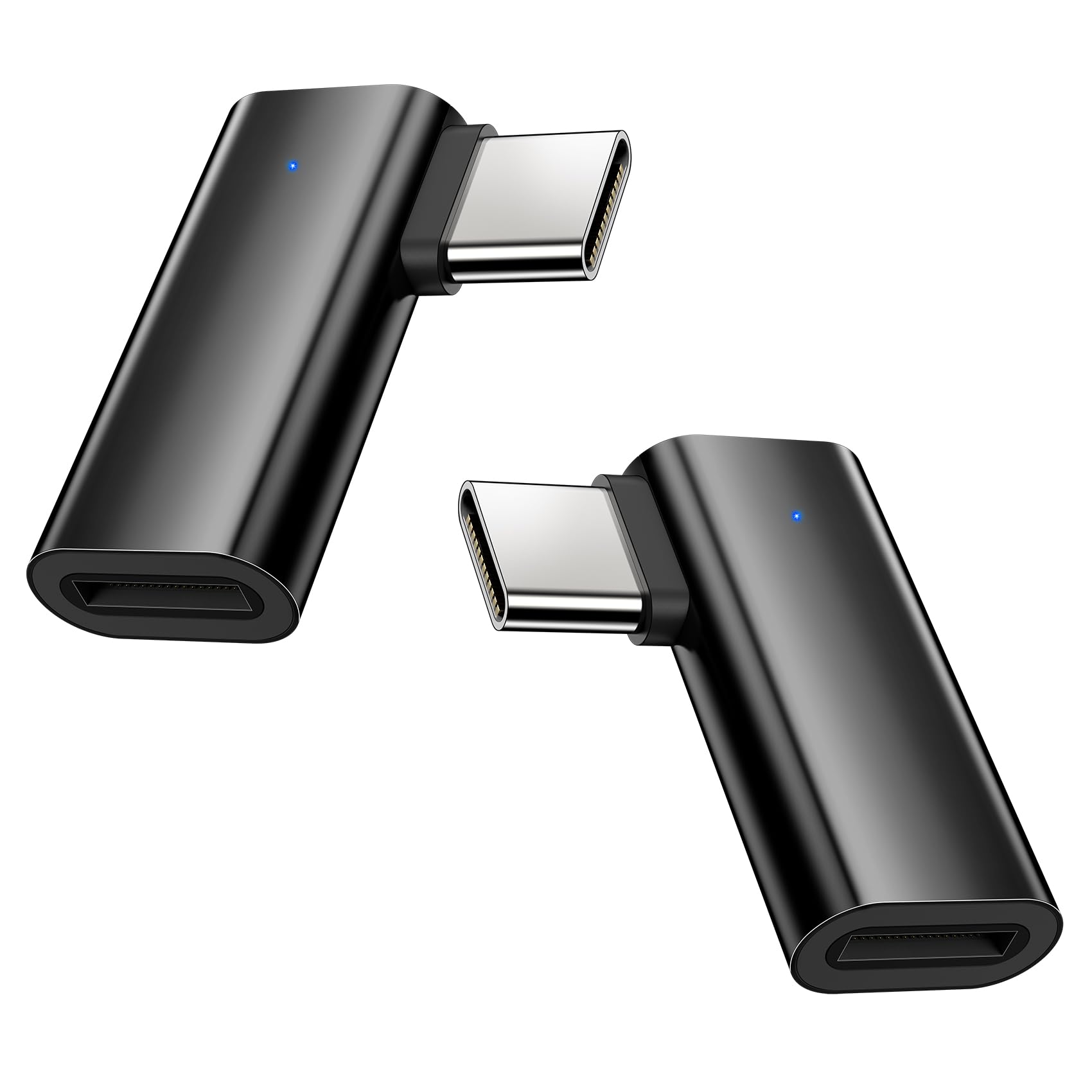 Xiwxi 2Pack 90 Degree Lightning To Usb C Charger Converter For Iphone 15/15Pro/15 Pro Max Plus,Samsung S24 S23,Ipad Air,27W Pd F