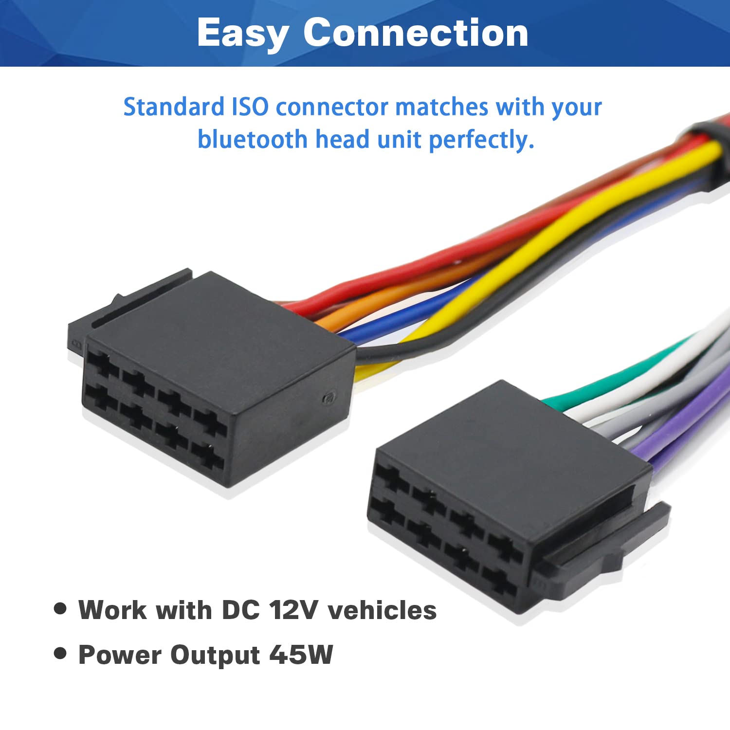 Iso Car Radio Stereo Wiring Harness Connector Replacement For Car Cd Dvd Stereo Audio Video Power Speaker Wire Harenss Adapter