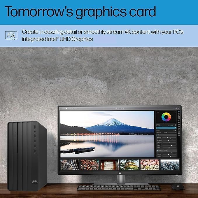 Hp Desktop Tower Pro | Intel Core I5 (6-Core Turbo-Boost 4.4Ghz) Processor | 32Gb Ram, 2.0Tb Storage | Wi-Fi, Bluetooth | Hdmi,