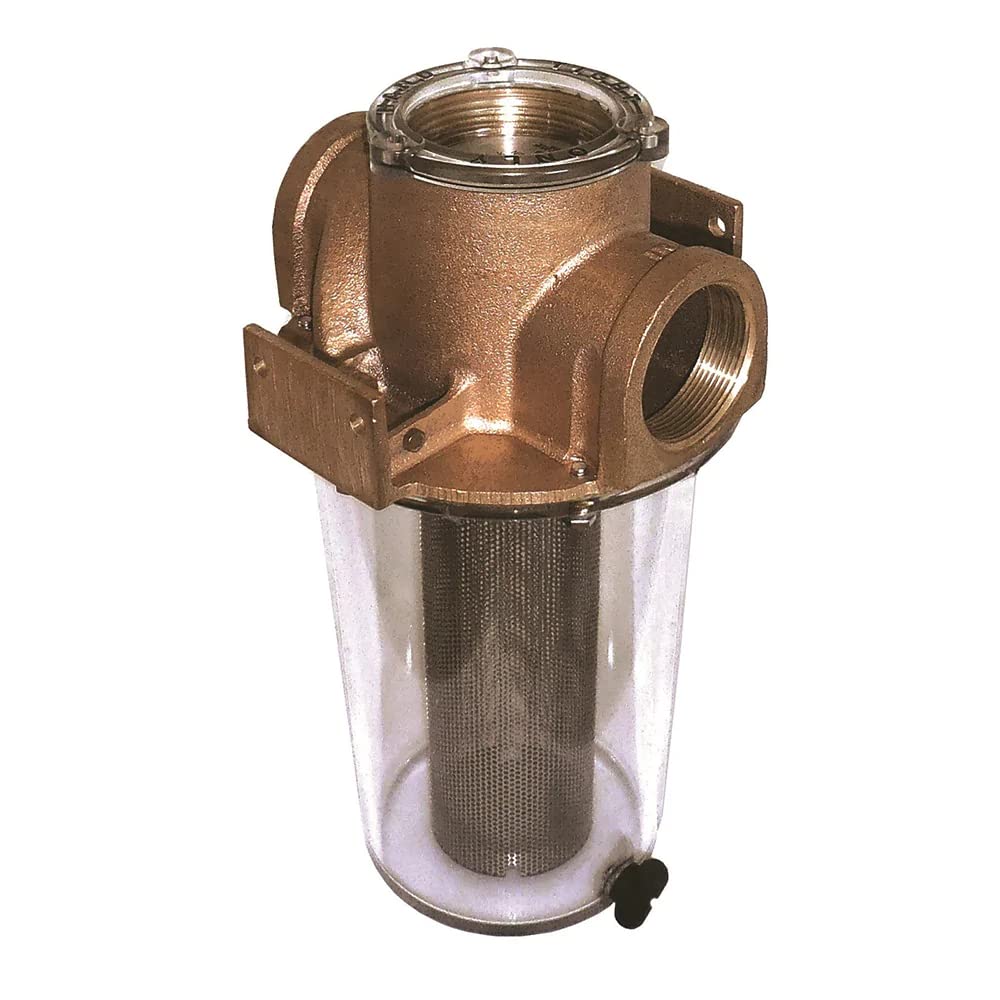 Groco Arg-1000 Series 1'' Raw Water Strainer W/Stainless Steel Basket,WBKITB002MJGVZ0