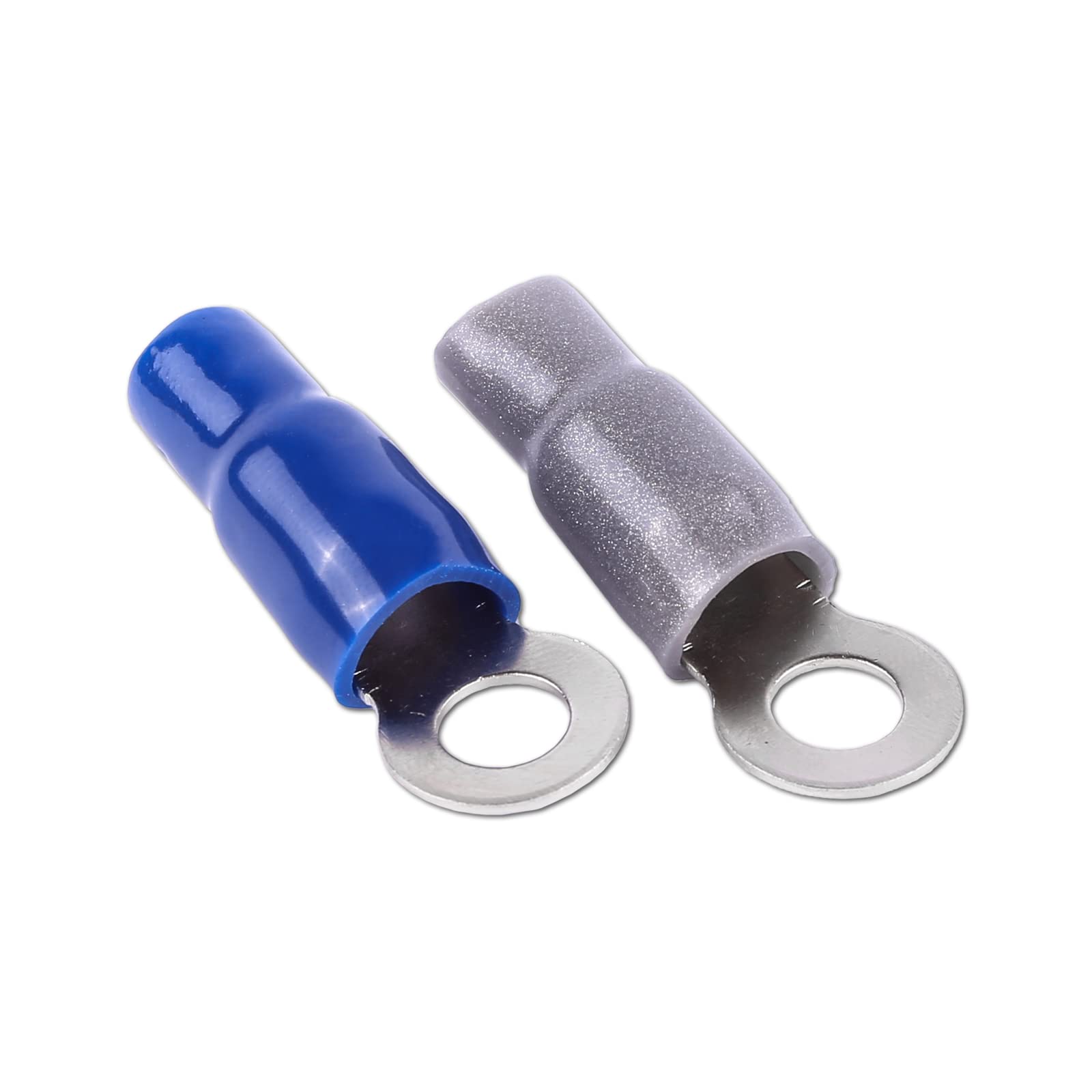 Skar Audio 4 Gauge (5/16'') Nickel Plated Premium Ring Terminals (5 Pack)