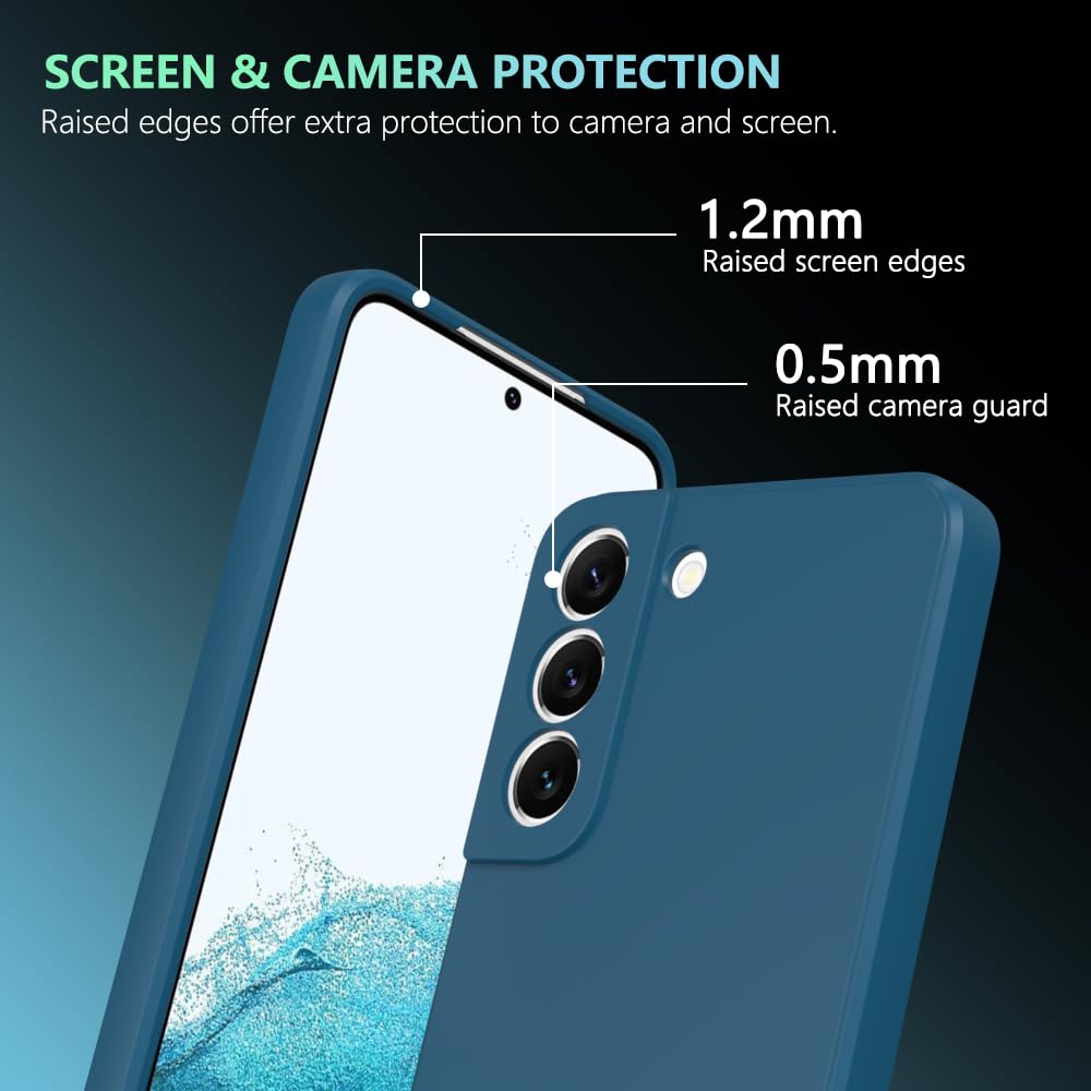 Wogroo For Samsung Galaxy S21 Plus Case Dark Blue, Scratch Resistant With Soft Touch, Slim Thin Phone Cover For Samsung Galaxy S