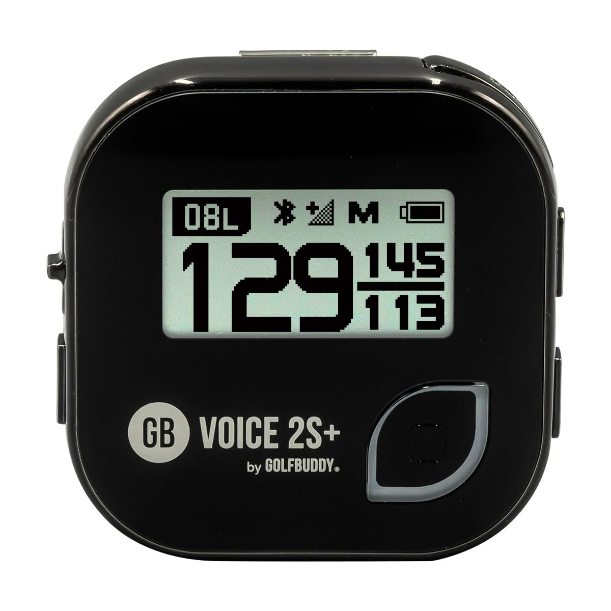 Golf Buddy Voice 2 Se+ Talking Gps Rangefinder, 18 Hours Battery Life Golf Distance Range Finder, Preloaded With 40,000 Worldwide Courses, Easy To Use Golf Navigation For Hat (Black)