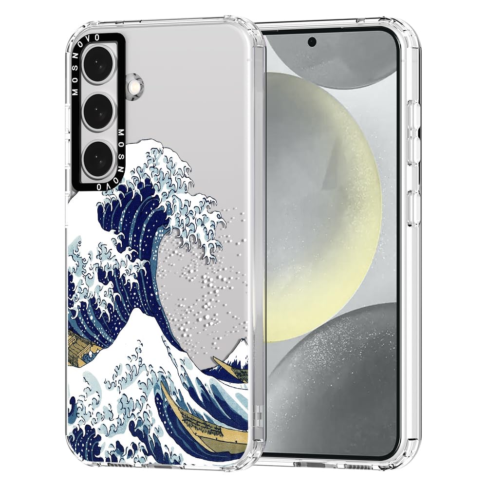 Mosnovo Case For Samsung Galaxy S24, [Buffertech 6.6Ft Military Grade Drop Protection] [Anti Peel Off Tech] Clear Tpu Bumper Pho