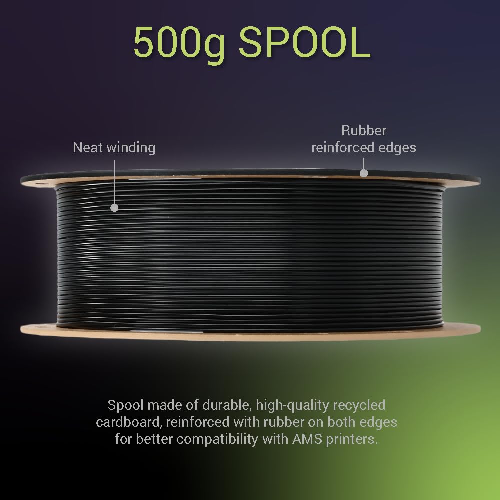 Polymaker Fiberon Petg Esd 3D Printing Filament 1.75Mm Black 500G Spool   Electrostatic Discharge Safe, Tough Petg 3D Printer Fi