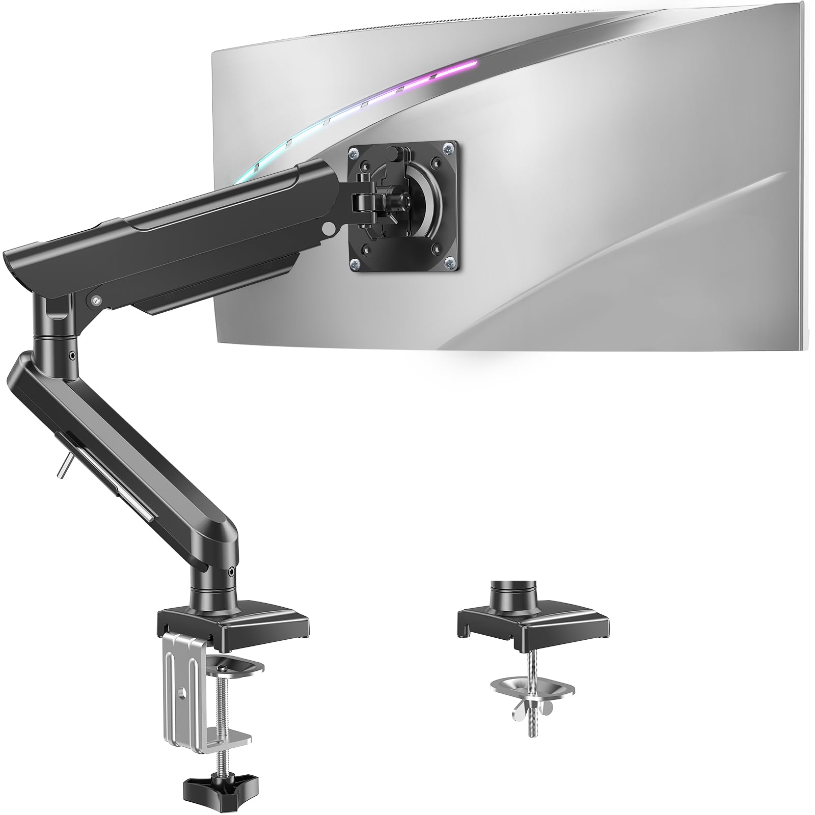 Single Monitor Mount For 32 27 24 22 Inch Screen, Monitor Arm Holds 4.422 Lbs, Monitor Desk Mount, Gaming & Home Office Use, Ve