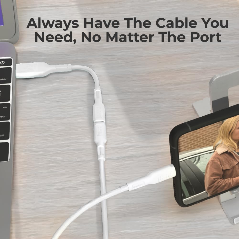 Black+Decker Usb C To Usb Adapter [2 Pack], Type C Female To Usba Male Otg Cable Usba To Usbc Adapter Apple Compatible With Macb