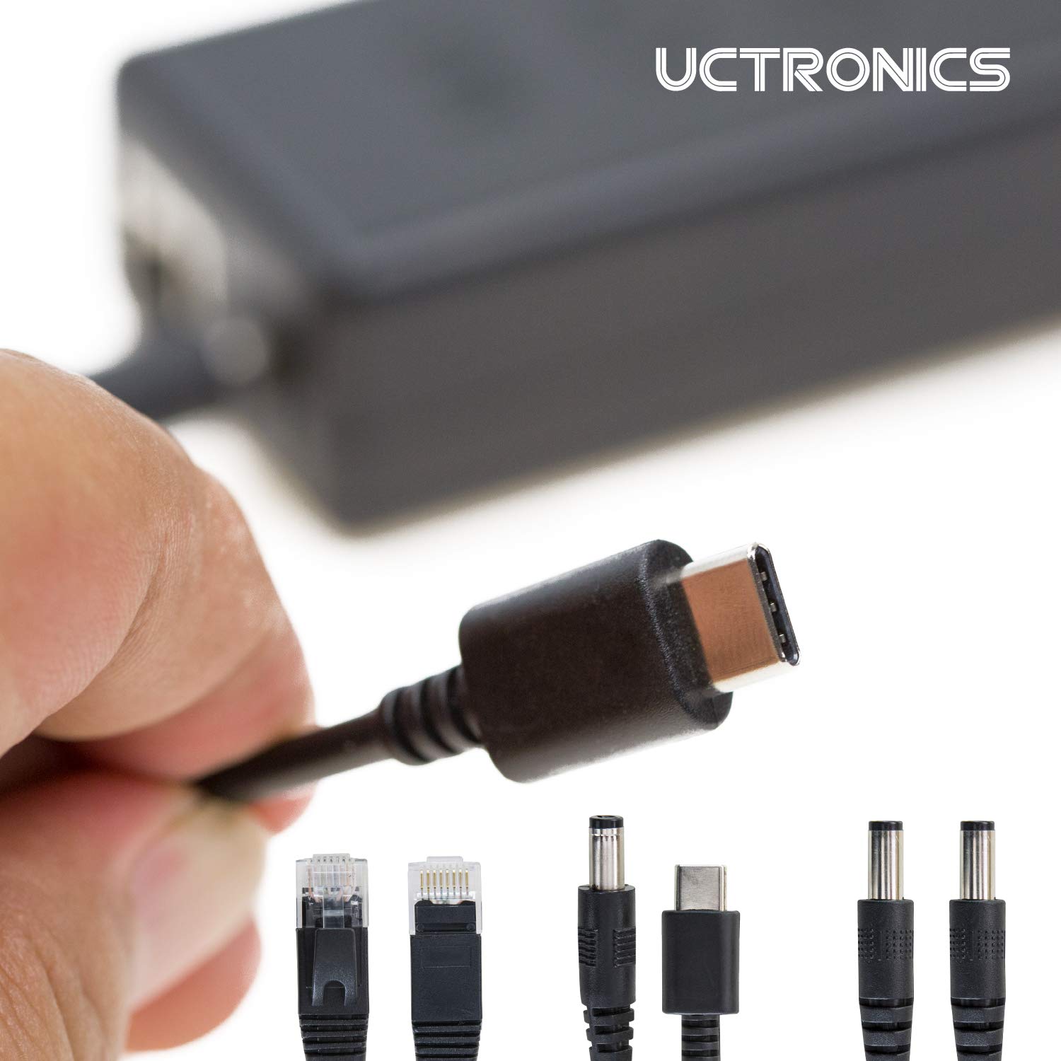 Uctronics Poe Splitter 5V 4A For Raspberry Pi 4 And Jetson Nano, Active Poe+ To Barrel Jack Or Poe To Usb C Poe Adapter, Ieee 80