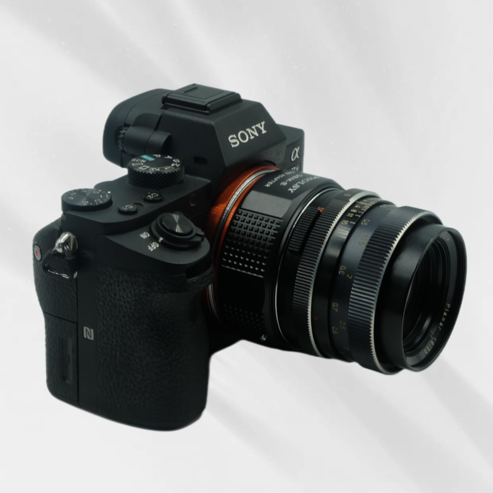 Pholsy Lens Mount Adapter Compatible With Rollei Qbm Mount Lens To E Mount Camera Body Compatible With Sony A1 A9Ii A7S Iii A7R