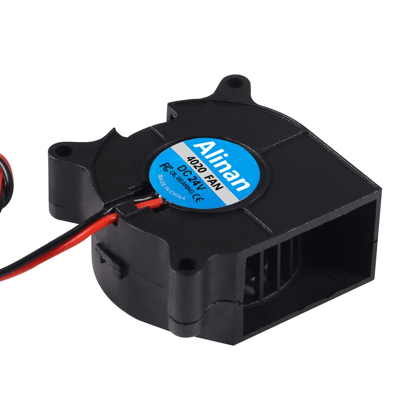 Alinan 6Pcs 4020 24V Brushless Cooling Blower Fan 40 * 40 * 20Mm Cable Length 30Cm Dual Ball Bearing 2Pin Terninal