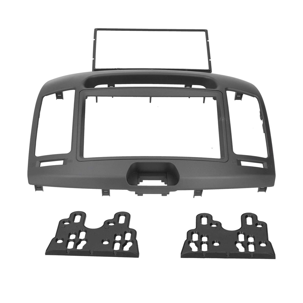 2Din Dvd Audio Fascia Stereo Radio Navigation Panel Dash Stereo Bezel Fit For 2006 2011 Lhd