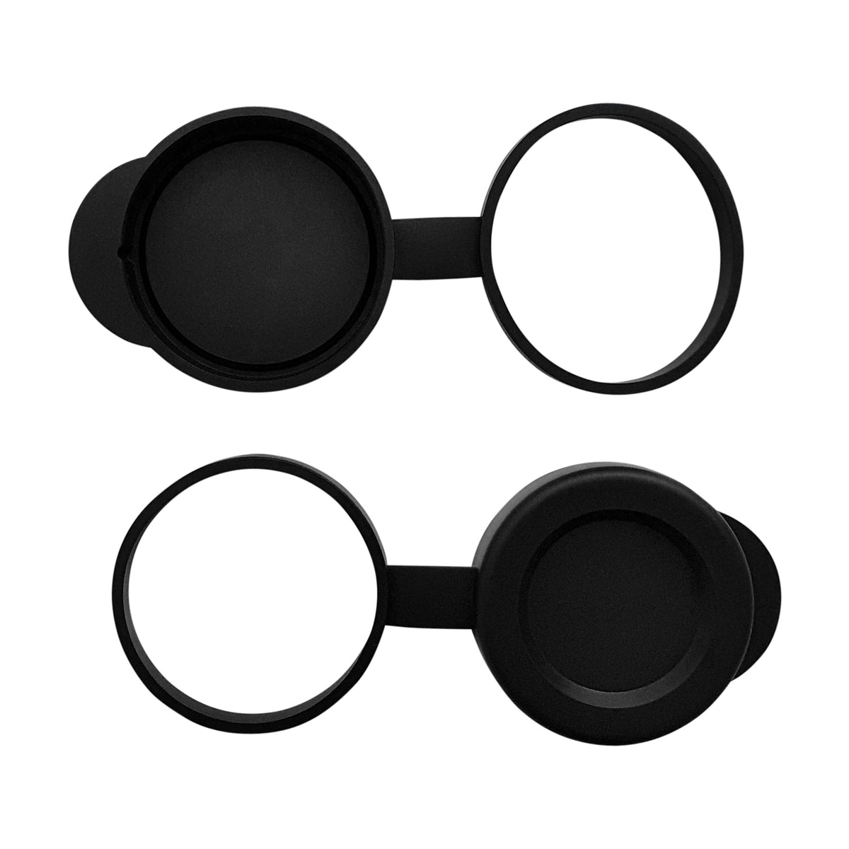 32mm Binocular/Monocular Objective Lens Caps Internal Diameter 46.5-48mm Rubber Cover Set Black, 46-48LC