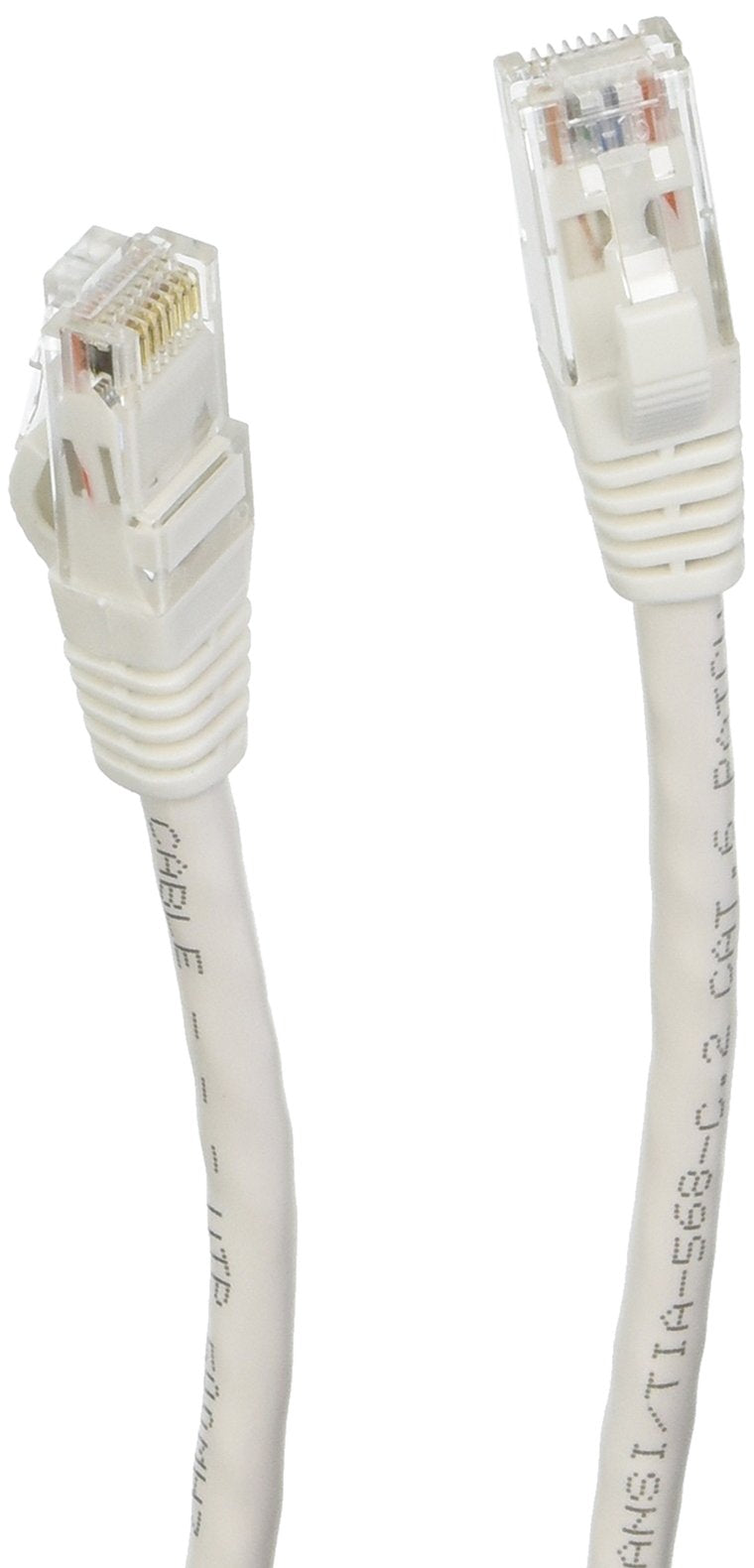 C2G 04037 Cat6 Cable   Snagless Unshielded Ethernet Network Patch Cable, White (8 Feet, 2.43 Meters)