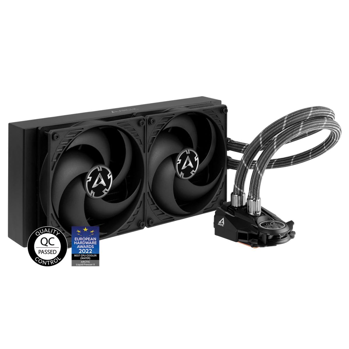 Arctic Liquid Freezer Ii 280  Multi Compatible Allinone Cpu Aio Water Cooler, Compatible With Intel & Amd, Efficient Pwm Cont