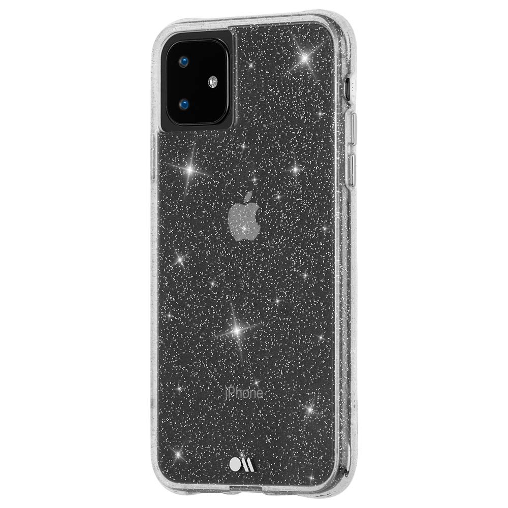 Case Mate   Sheer Crystal   Sparkle Case For Iphone 11   Protective Design   6.1 Inch   Crystal Clear