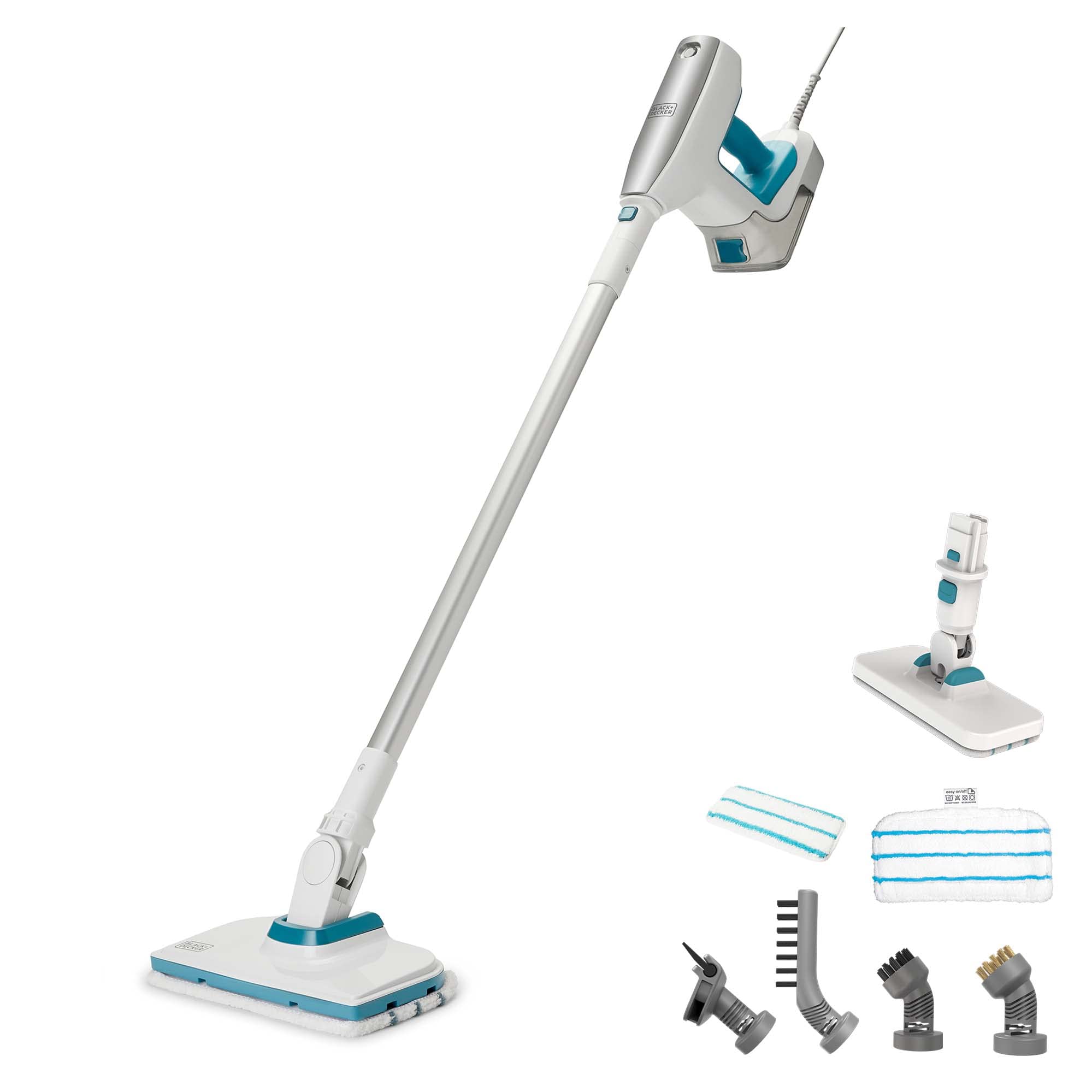 Black+Decker Steam Cleaner, Multipurpose With 6 Attachments, Corded (Bhsm15Fx08)