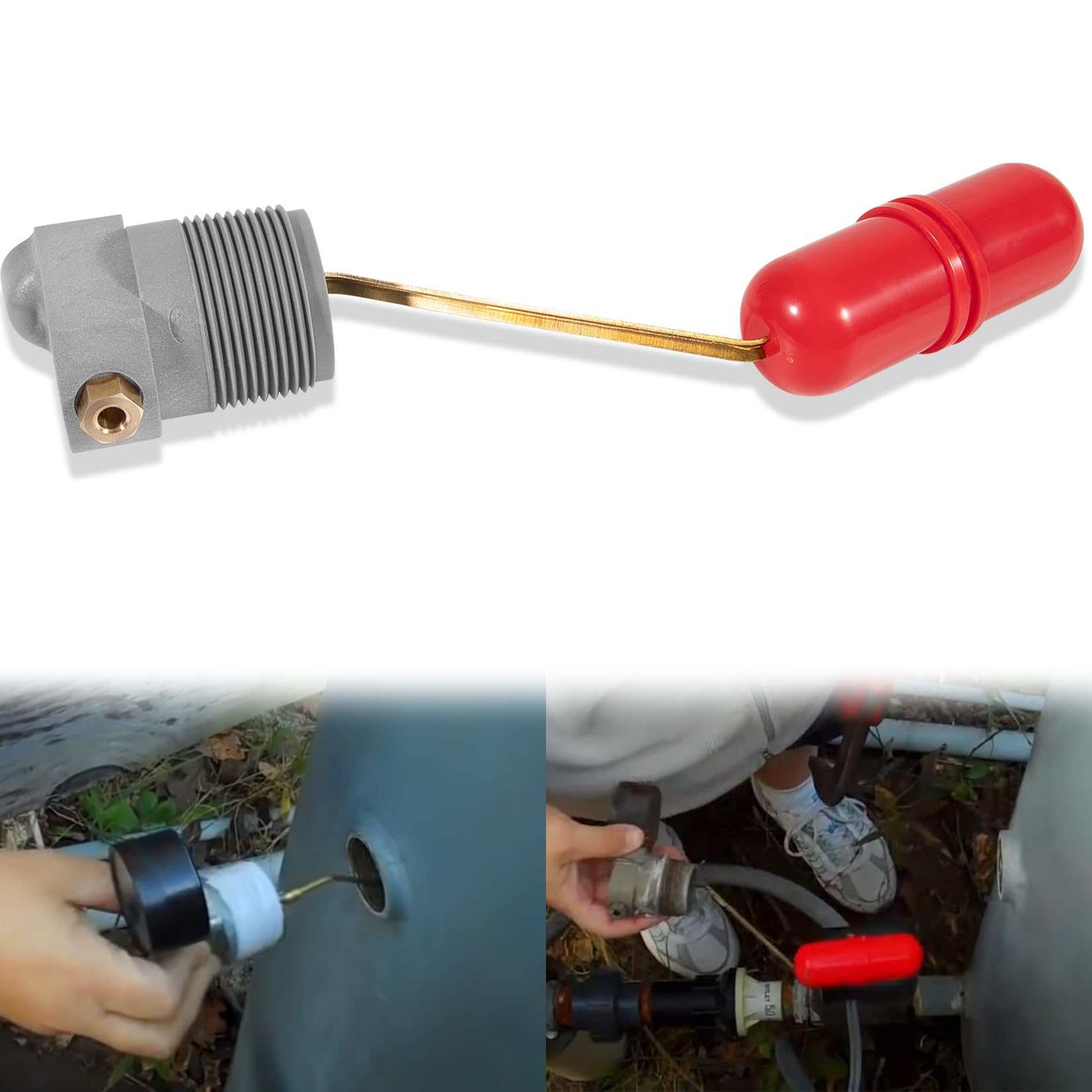 Replacement For F93B 1C Air Volume Controls For Deep Wells, Water Tank System 1 1/4 In Mnpt, 1/4 In Ptf Sae,Model 148113